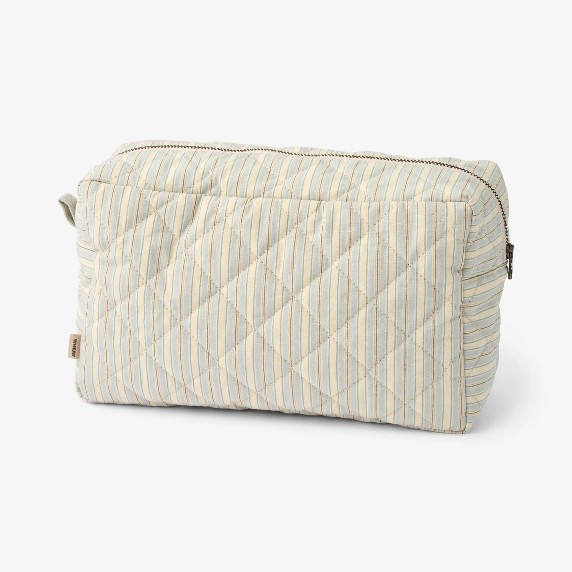 Wash Bag Large Ziggi - blue ocean stripe