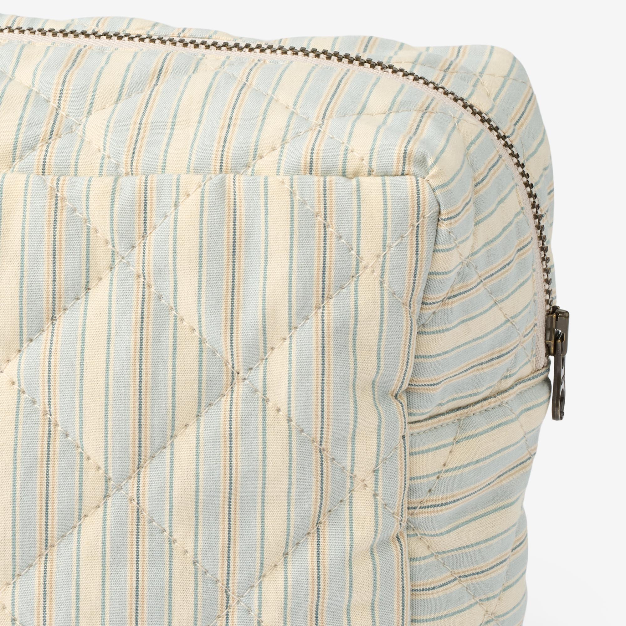 Wash Bag Large Ziggi - blue ocean stripe - Image 3