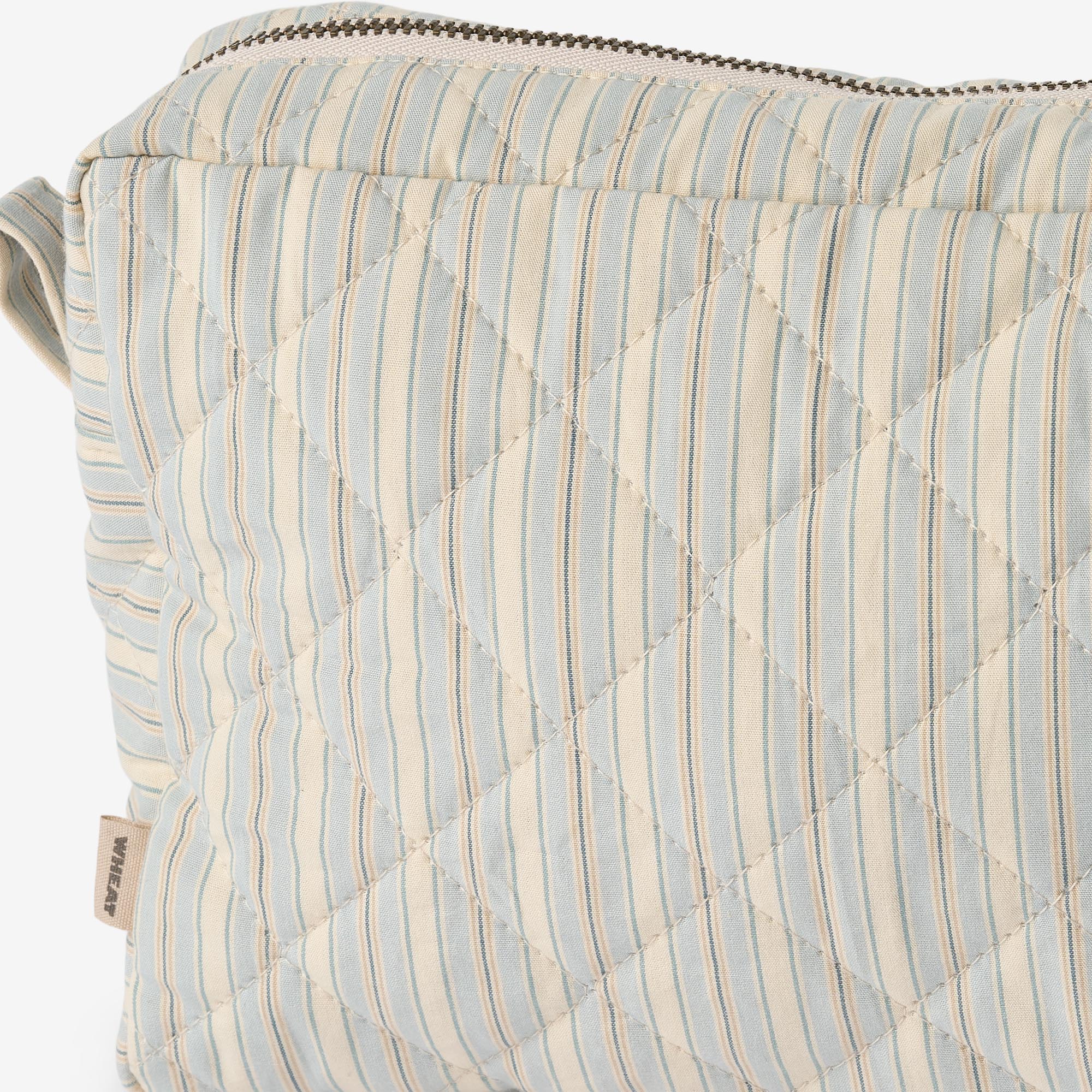 Wash Bag Small Ziggy - blue ocean stripe - Image 3