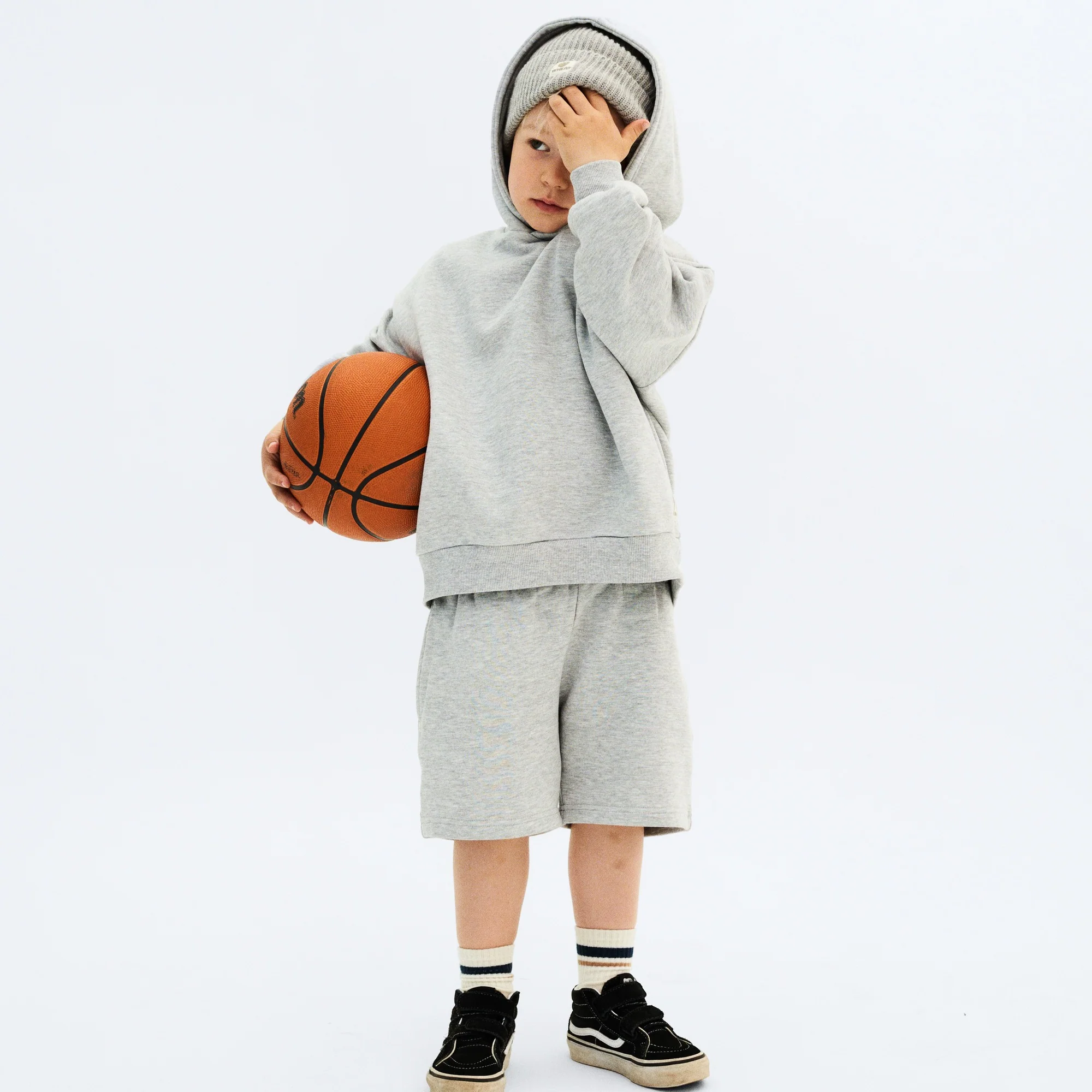 Wheat x Pernille Teisbæk | Beanie Mimpa - grey melange - Image 6