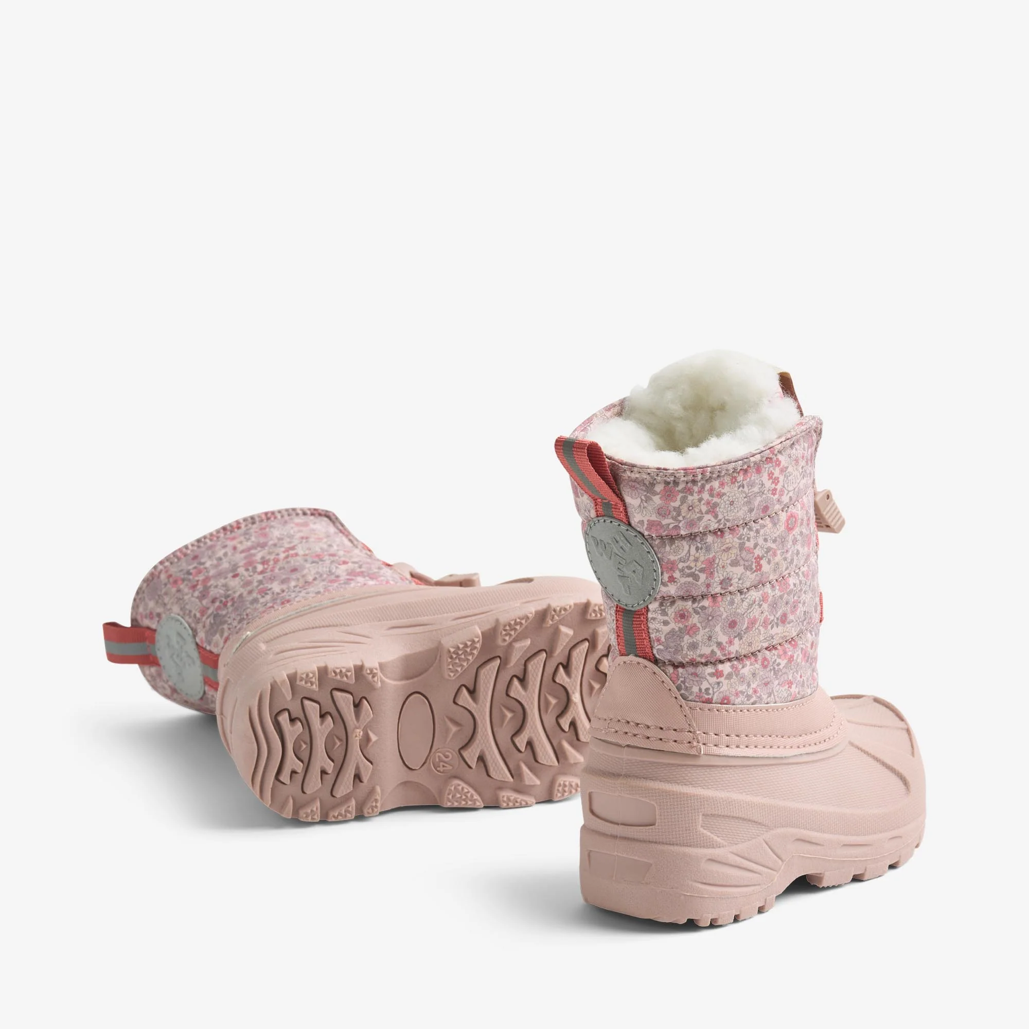 Winterboot Aleex - rose powder flowers - Image 3