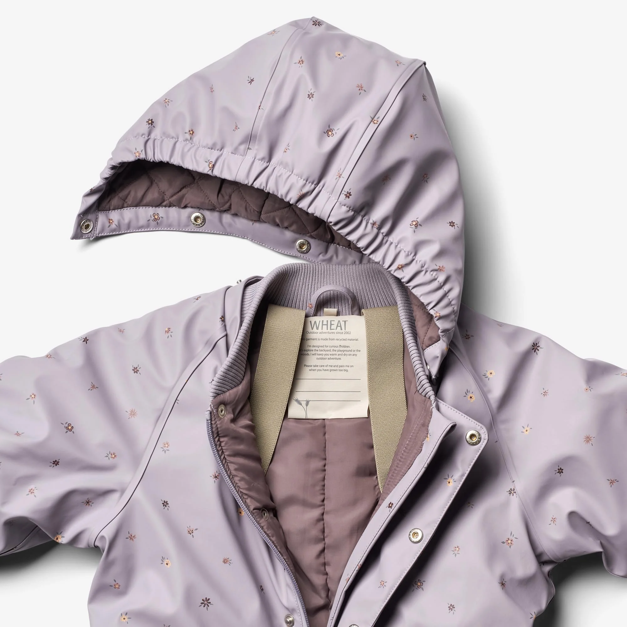 Wintersuit Ludo - lavender flowers - Image 4