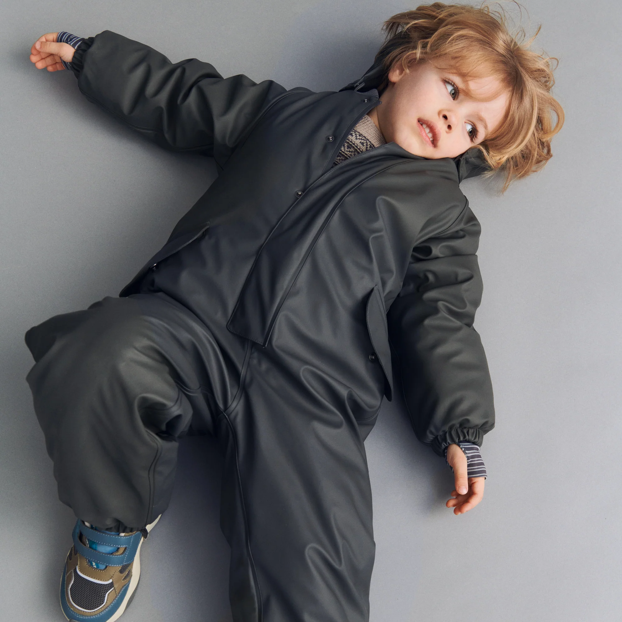 Wintersuit Ludo - greyblue - Image 5