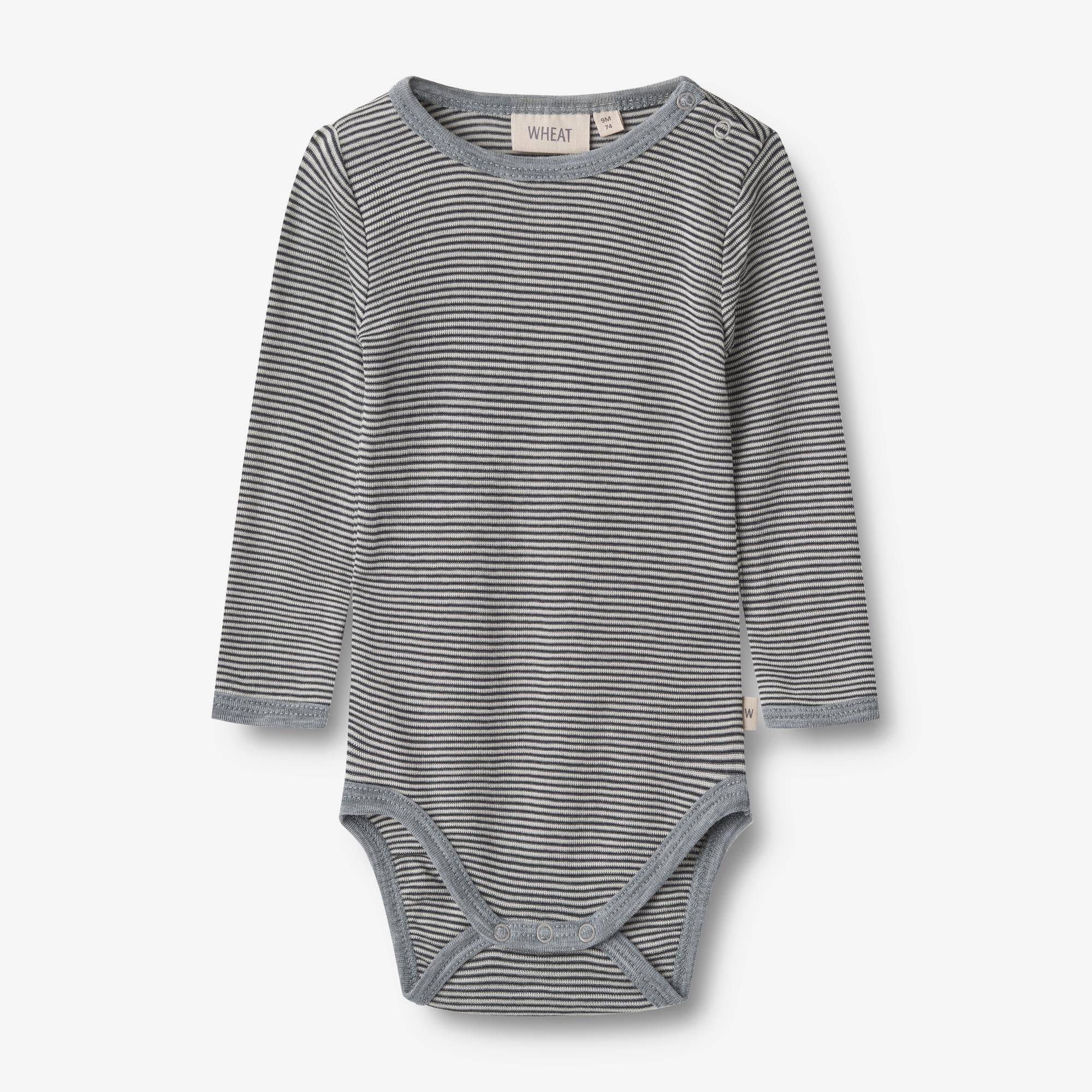 Wool Body L/S Lucca - navy stripe