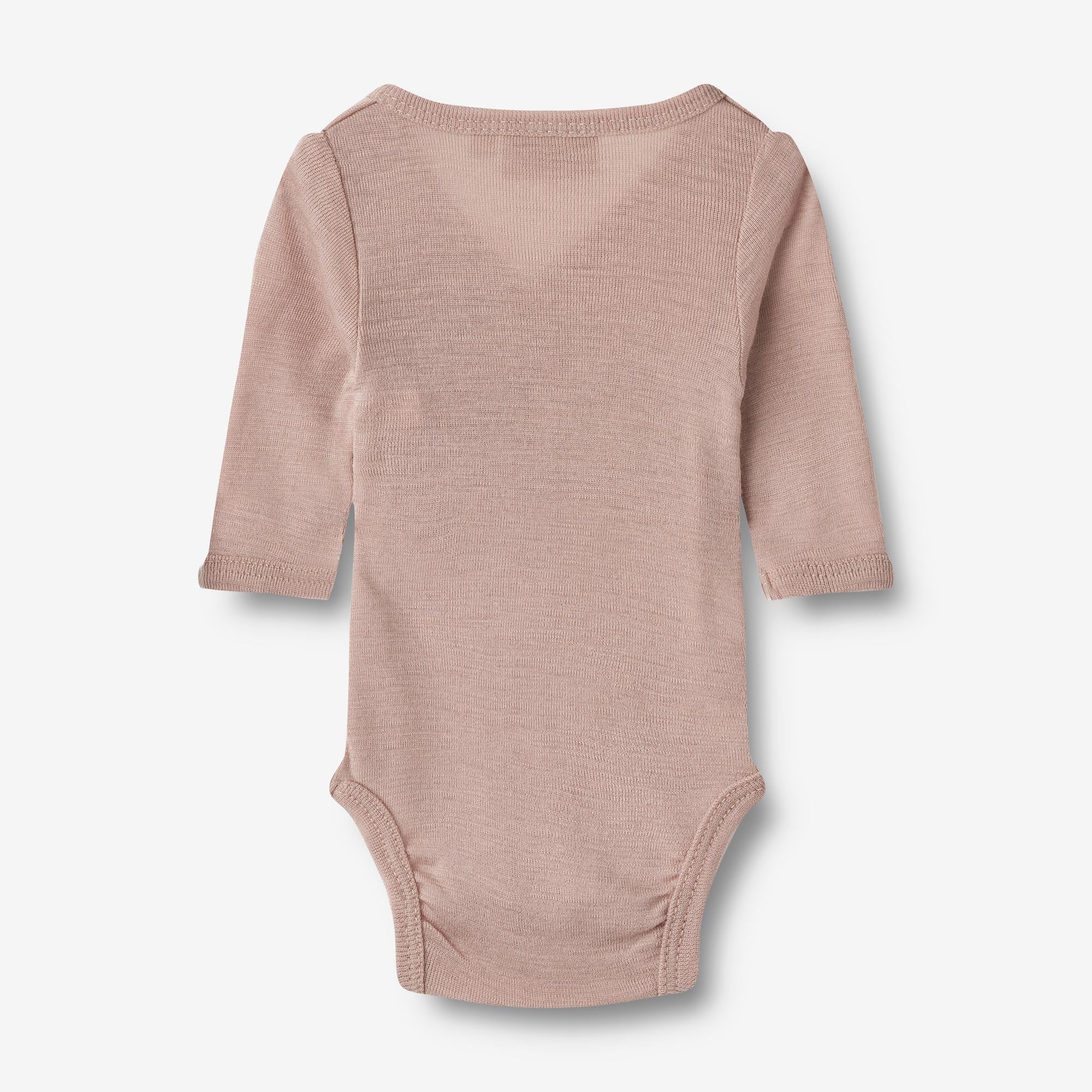 Wool Body L/S Willow - dry rose - Image 2
