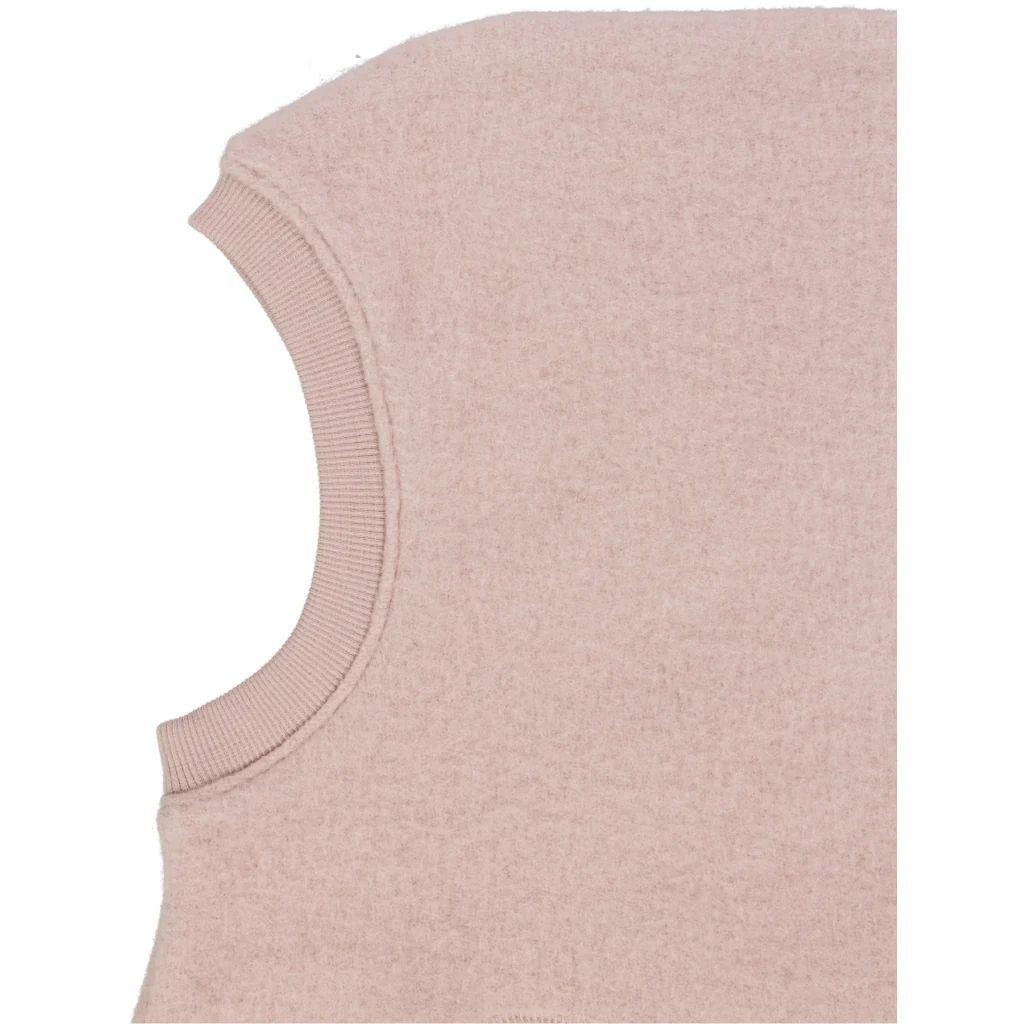 Wool Fleece Balaclave - rose powder - Image 3