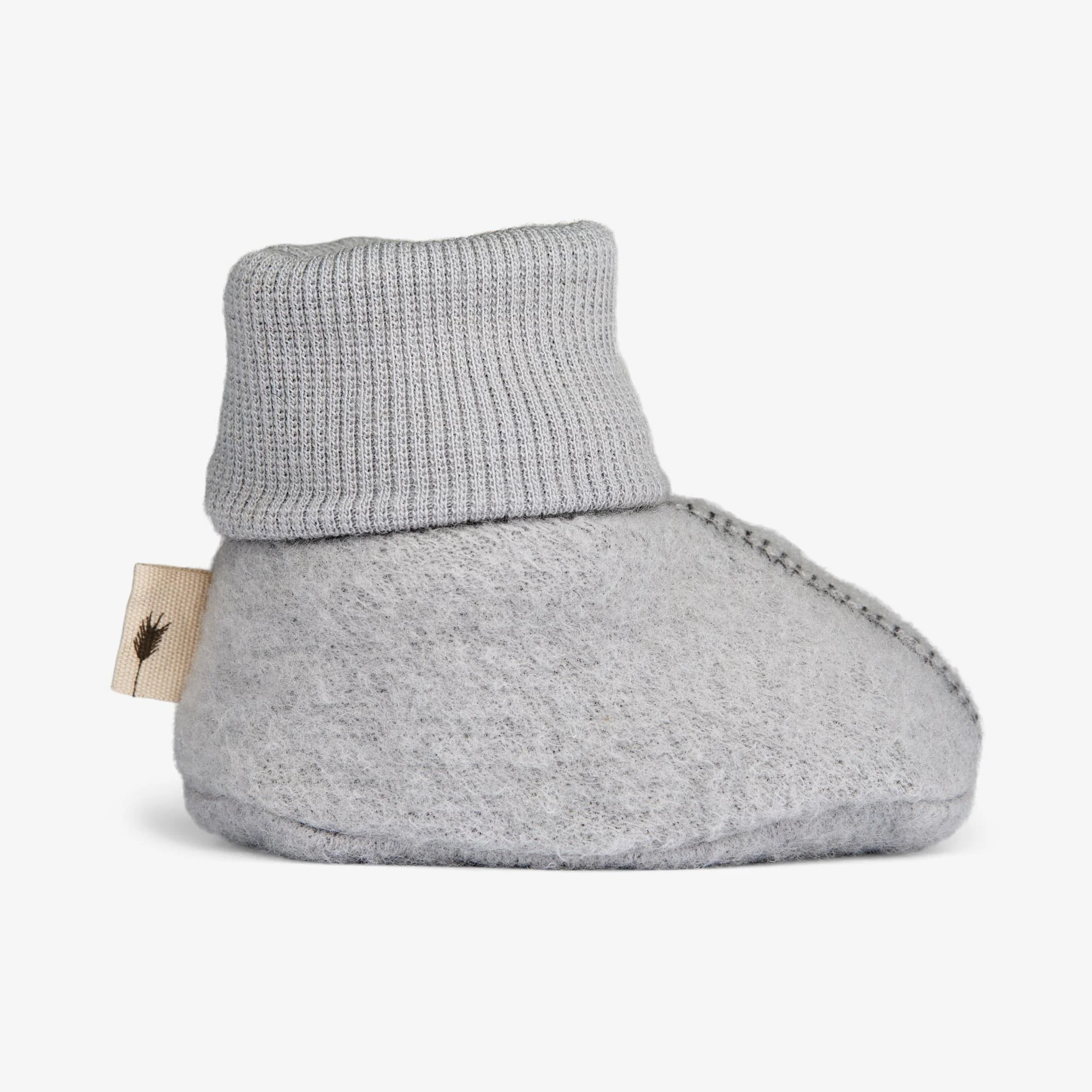 Wool Fleece Booties | Baby - winter sky - Image 3