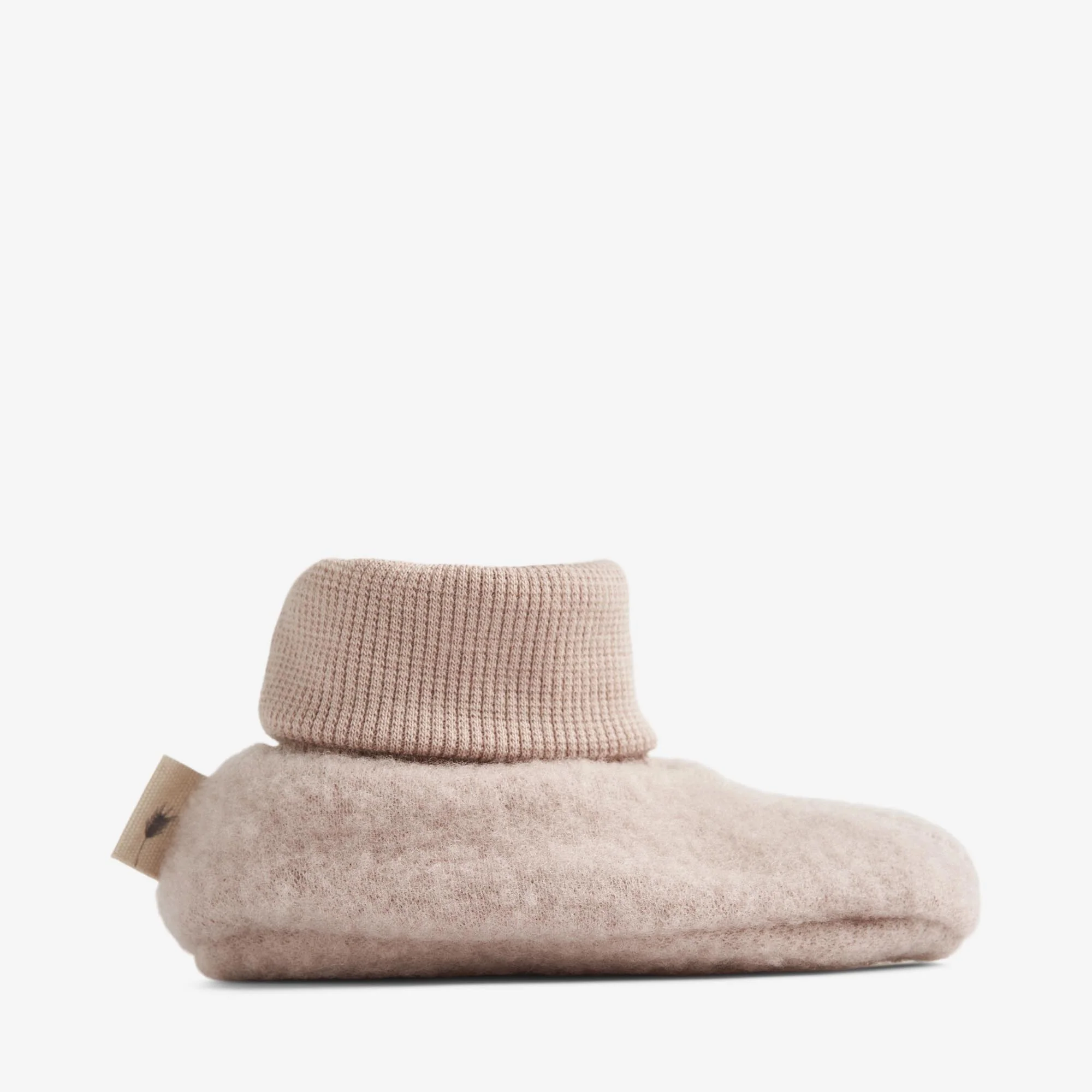 Wool Fleece Booties Lei - dry rose - Image 3