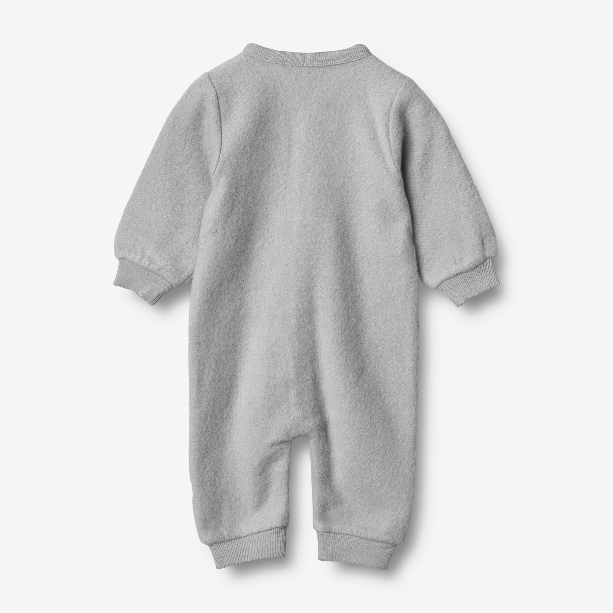 Wool Fleece Jumpsuit | Baby - winter sky - Image 2