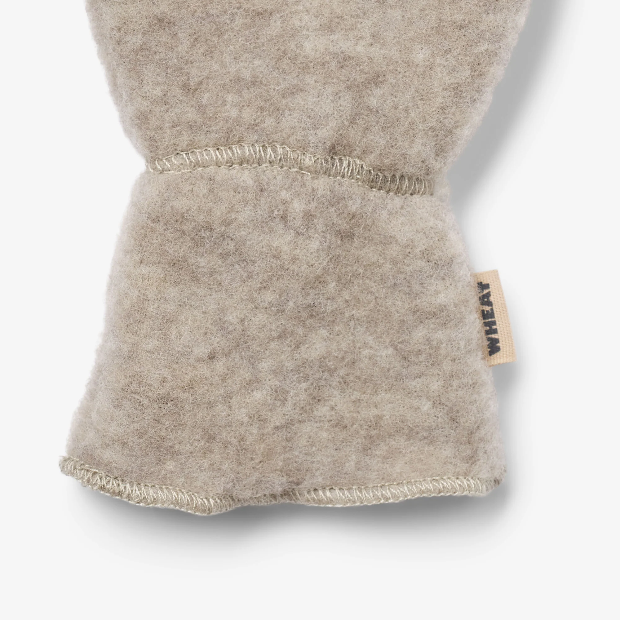 Wool Fleece Miitens Jay - khaki melange - Image 3