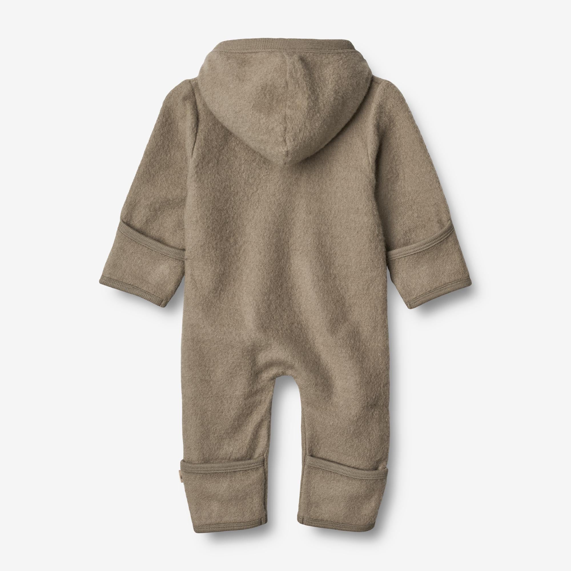 Wool Fleece Suit Ata | Baby - grey stone - Image 2