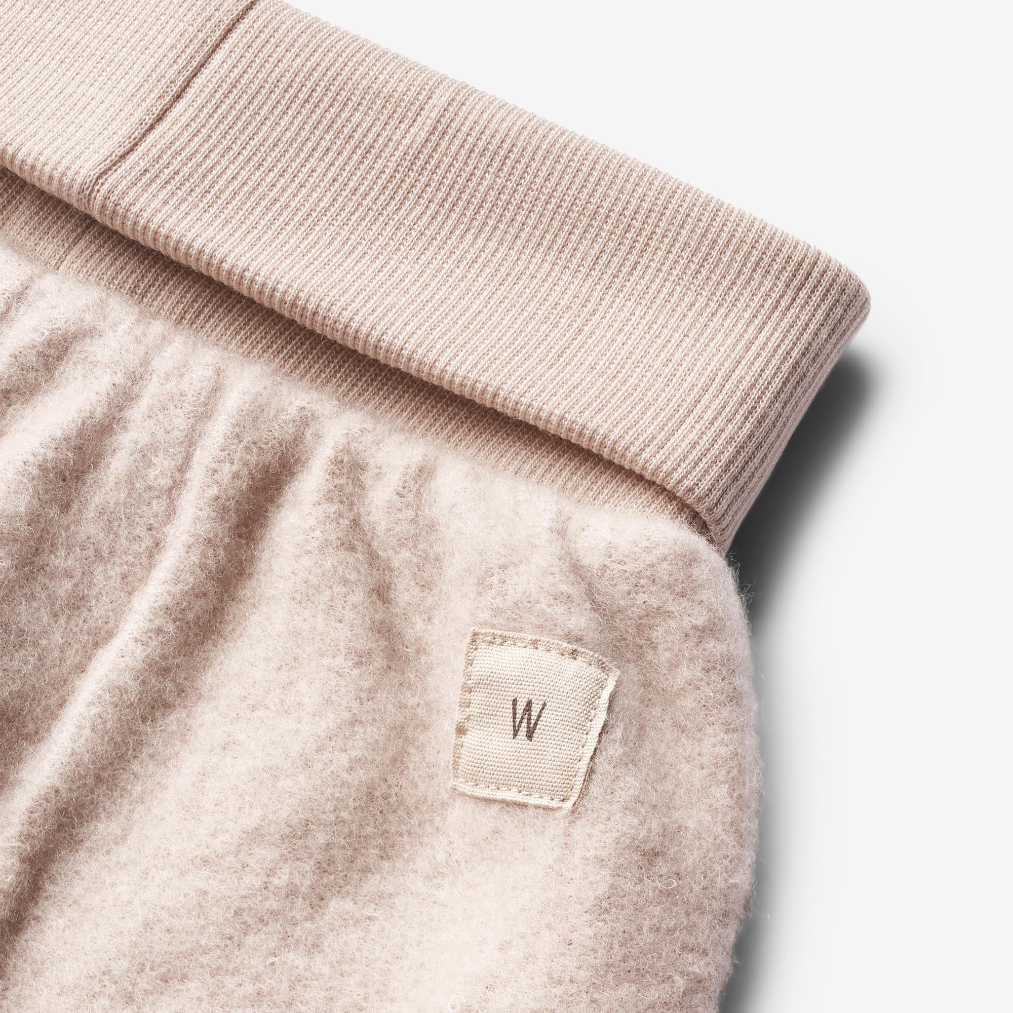 Wool Fleece Trousers | Baby - pale lilac - Image 3