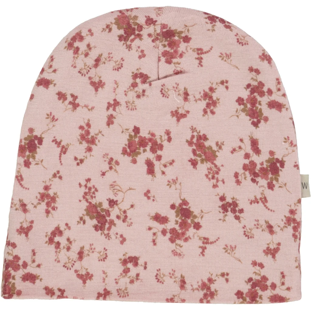 Wool Hat - rose flowers
