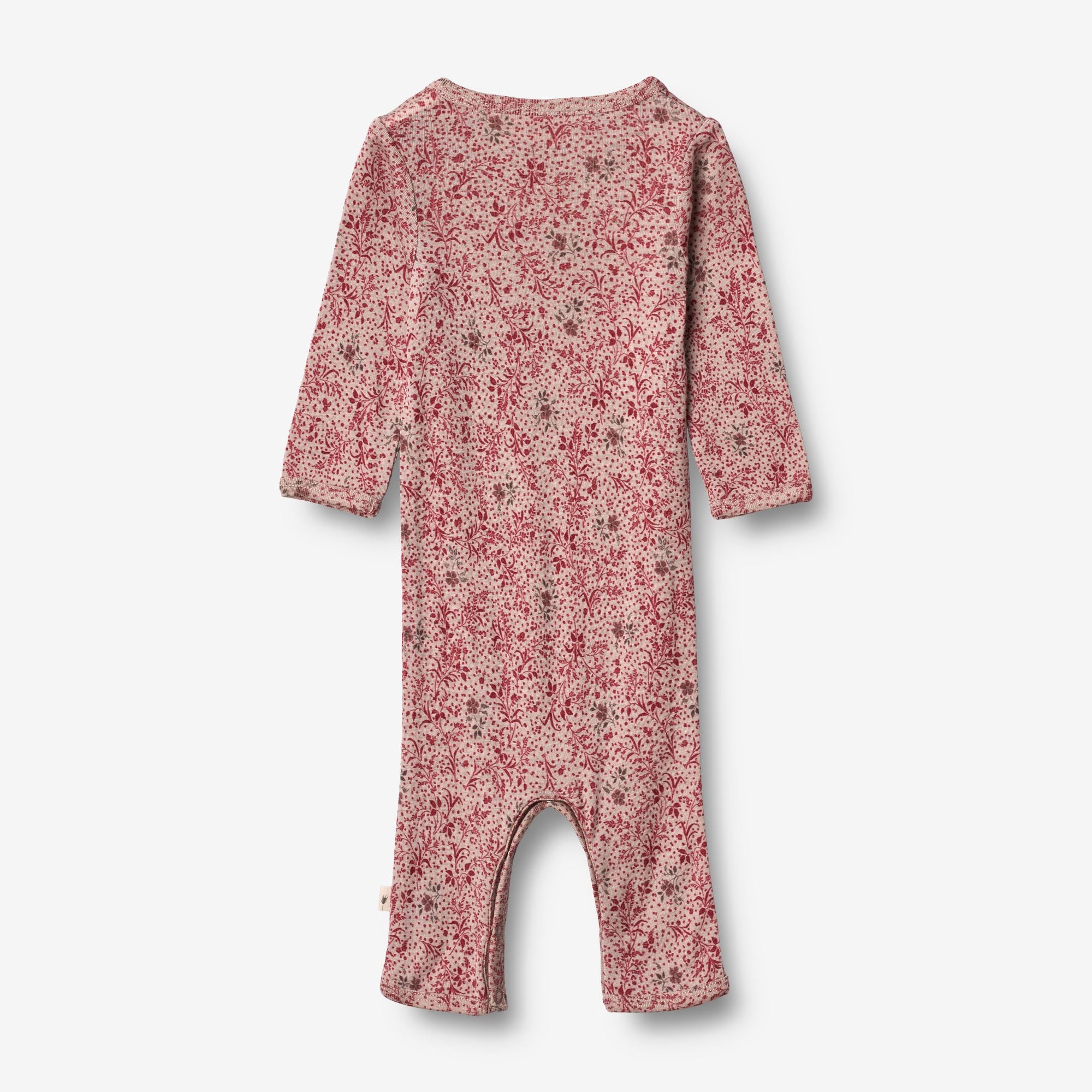 Wool Jumpsuit Gatherings | Baby - cherry flowers - Image 2