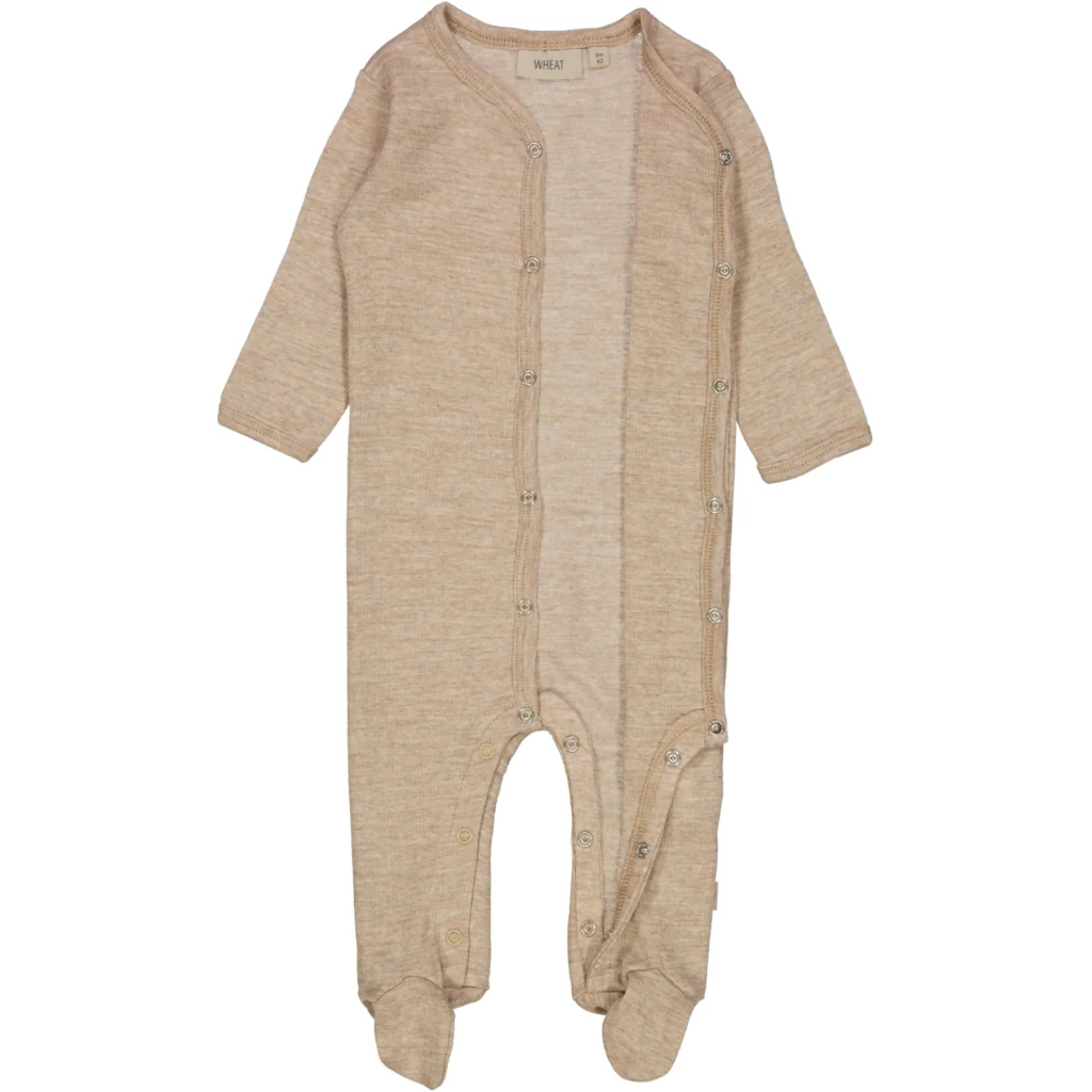 Wool Jumpsuit WF - khaki melange - Image 2