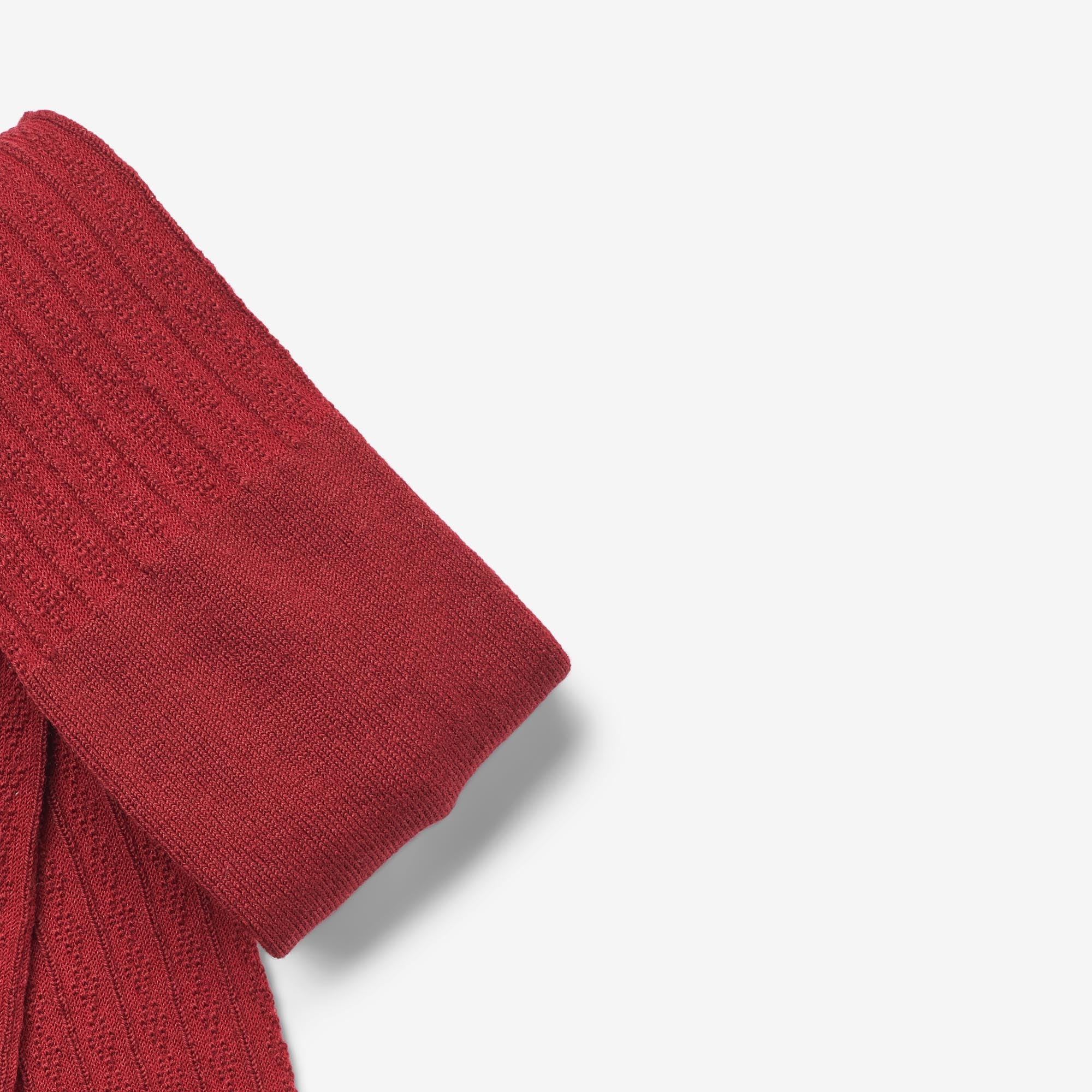 Wool Lace Tights Karla - cherry red - Image 4