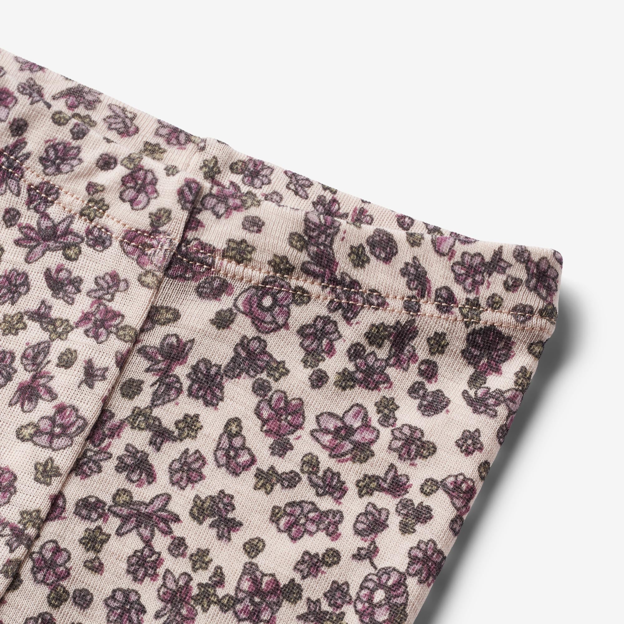 Wool Leggings Agi | Baby - autumn flowers - Image 3