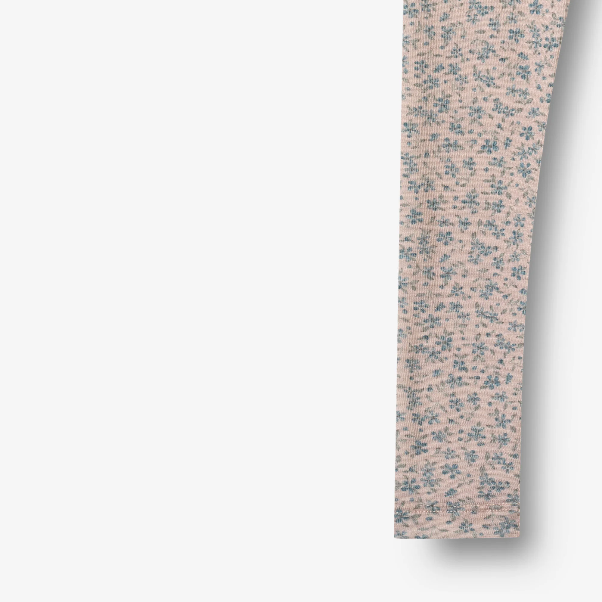 Wool Leggings Agi - blue flowers - Image 5