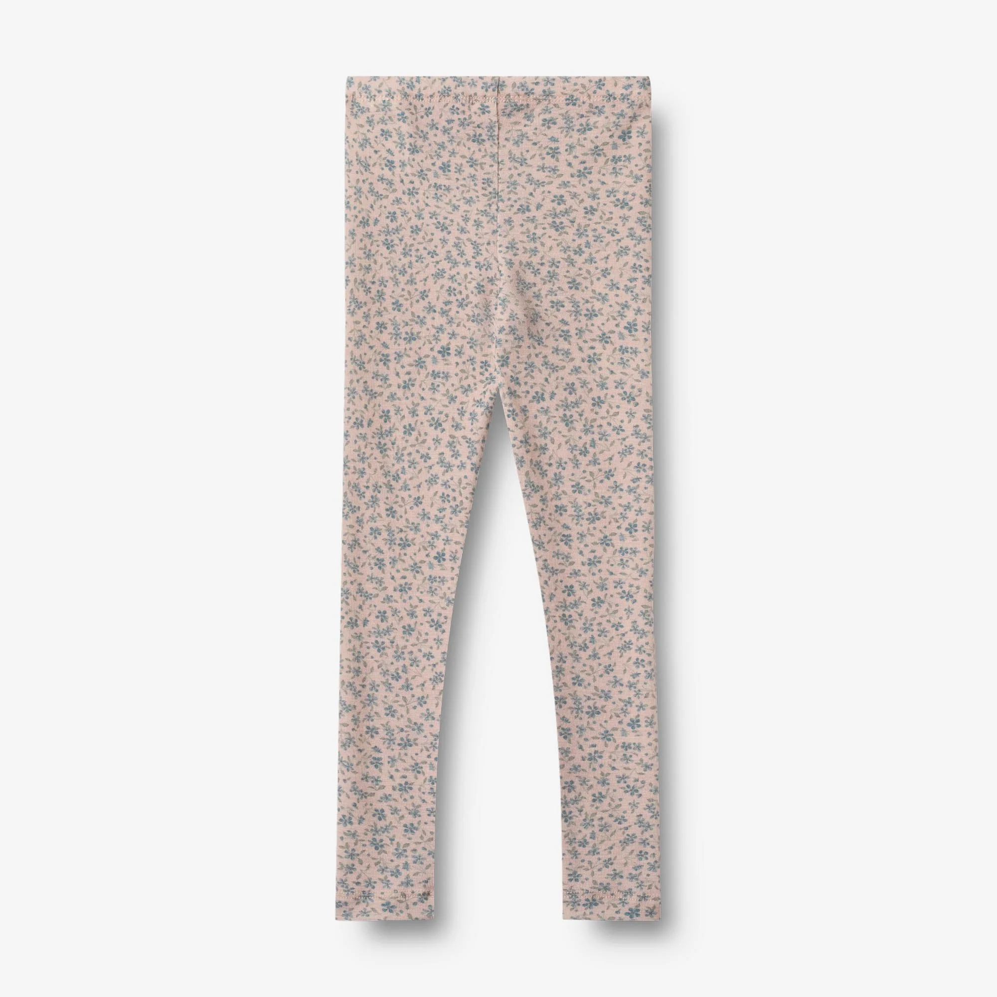 Wool Leggings Agi - blue flowers - Image 6