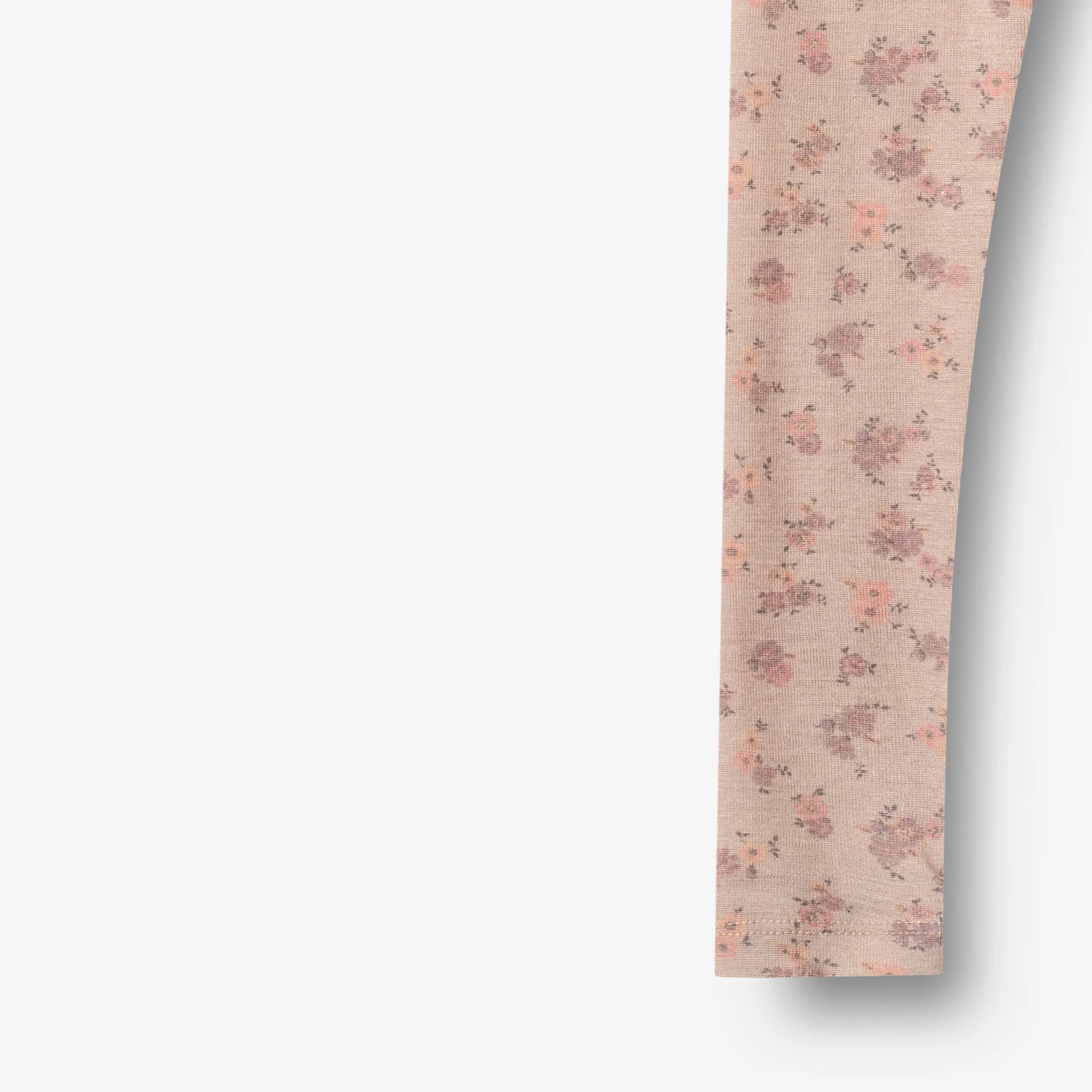 Wool Leggings Agi - lilac flowers - Image 2