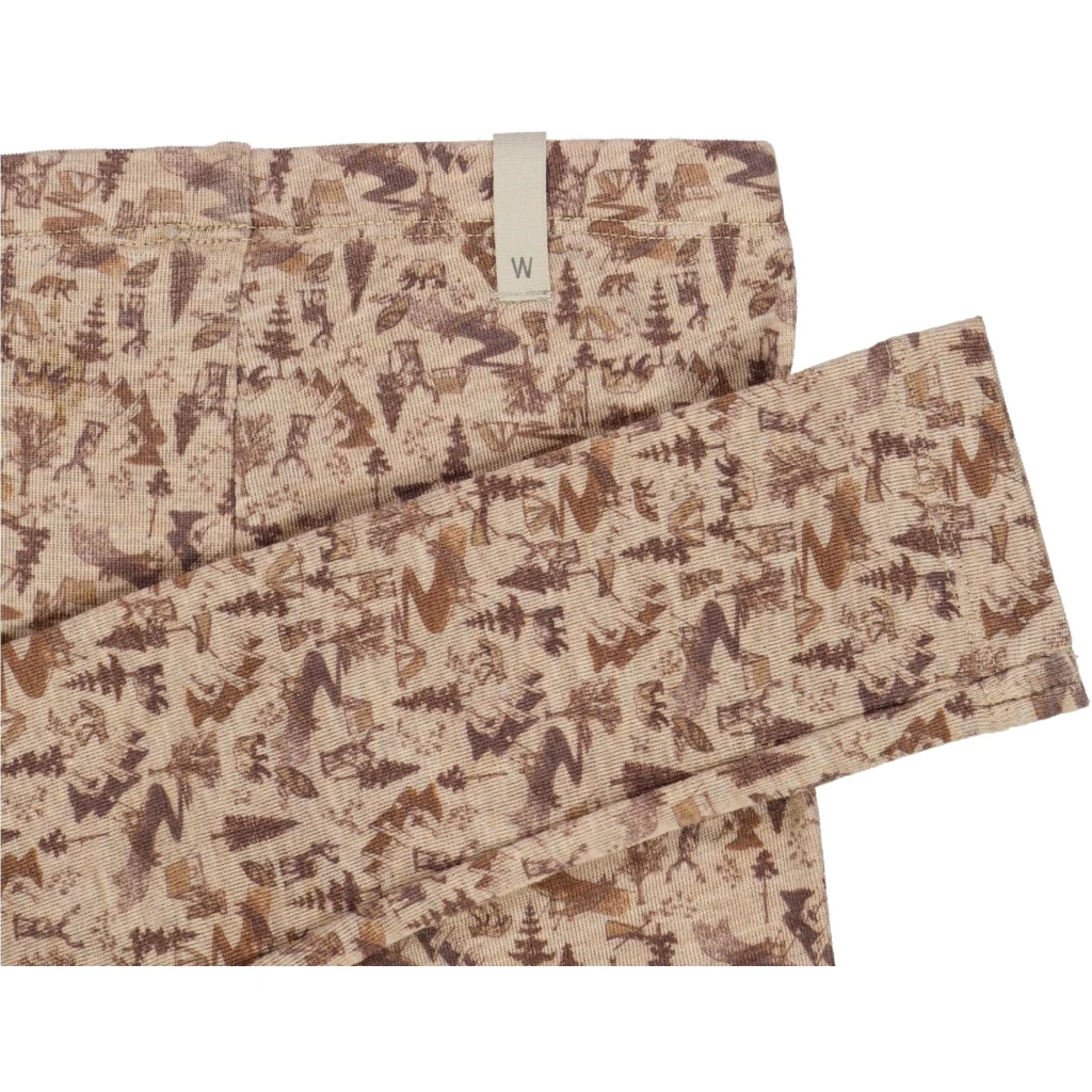 Wool Leggings - khaki wild life - Image 3