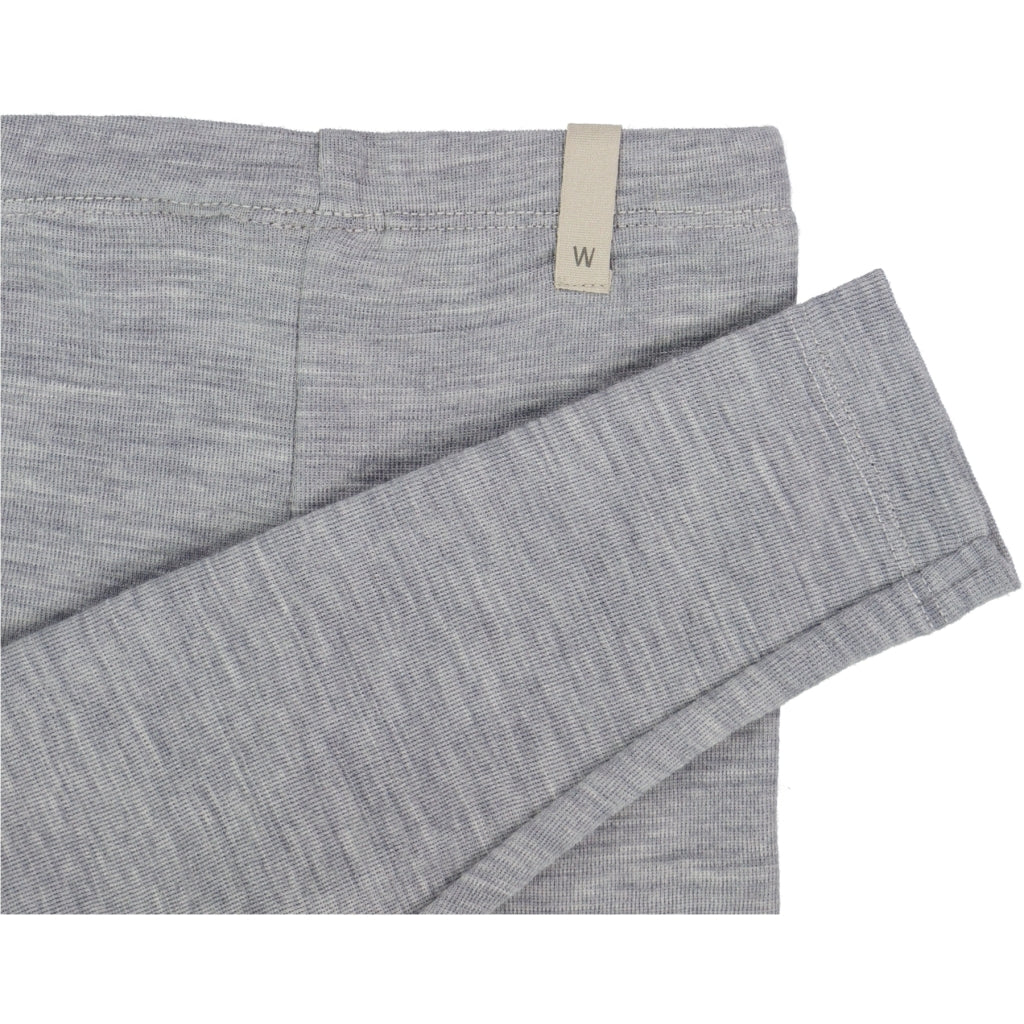 Wool Leggings - melange grey - Image 3