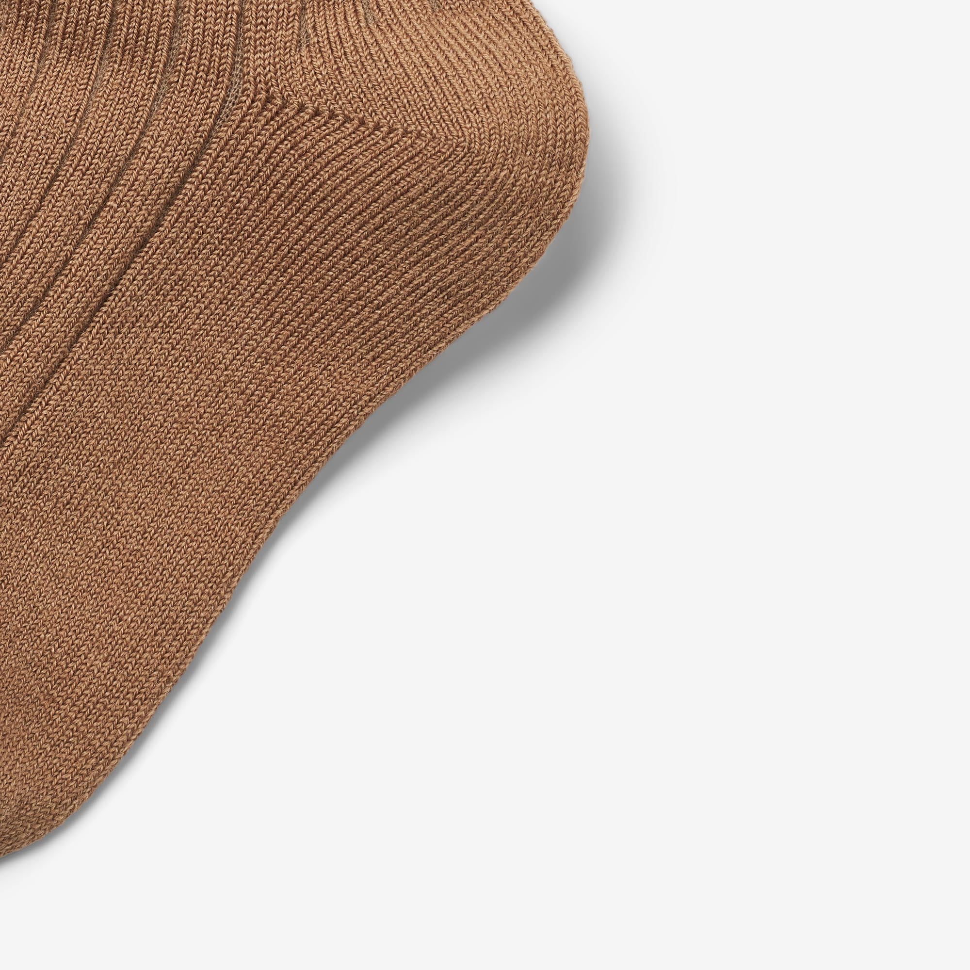 Wool Rib Socks Vilde - caramel - Image 2