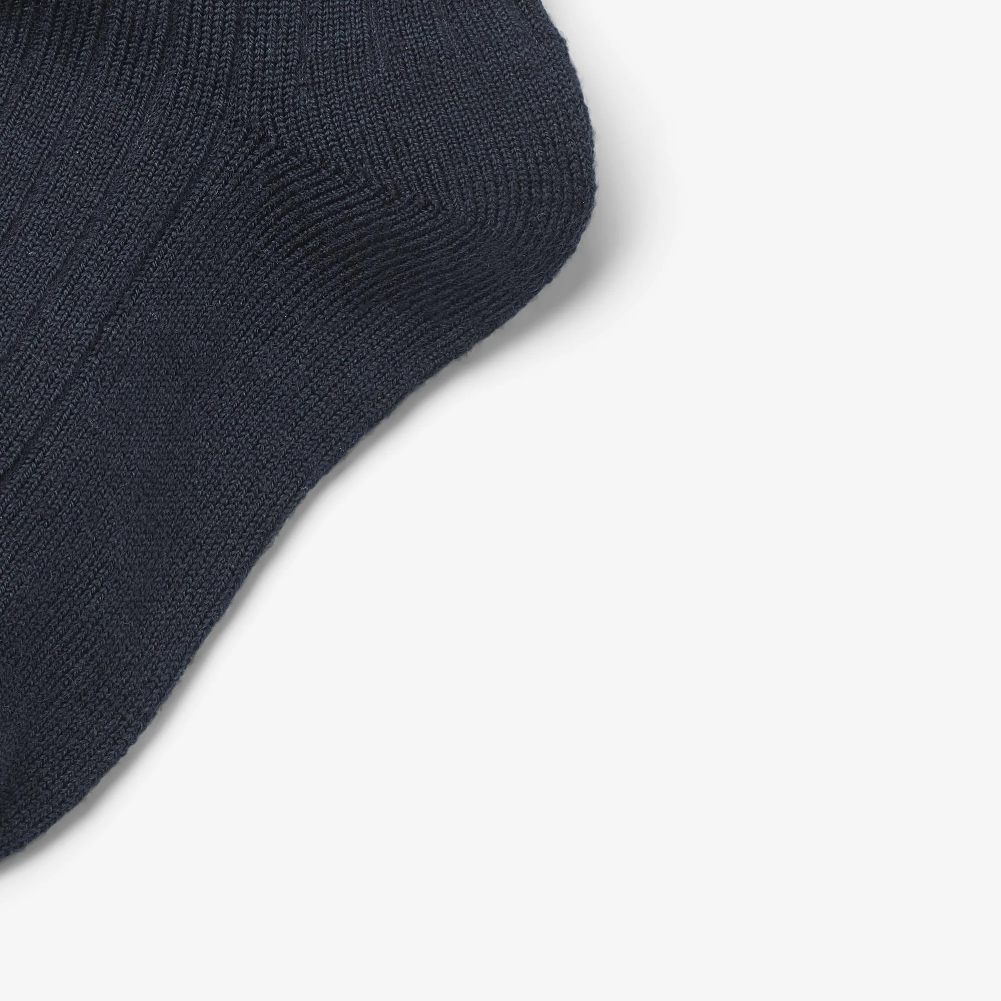 Wool Rib Socks Vilde - navy - Image 2