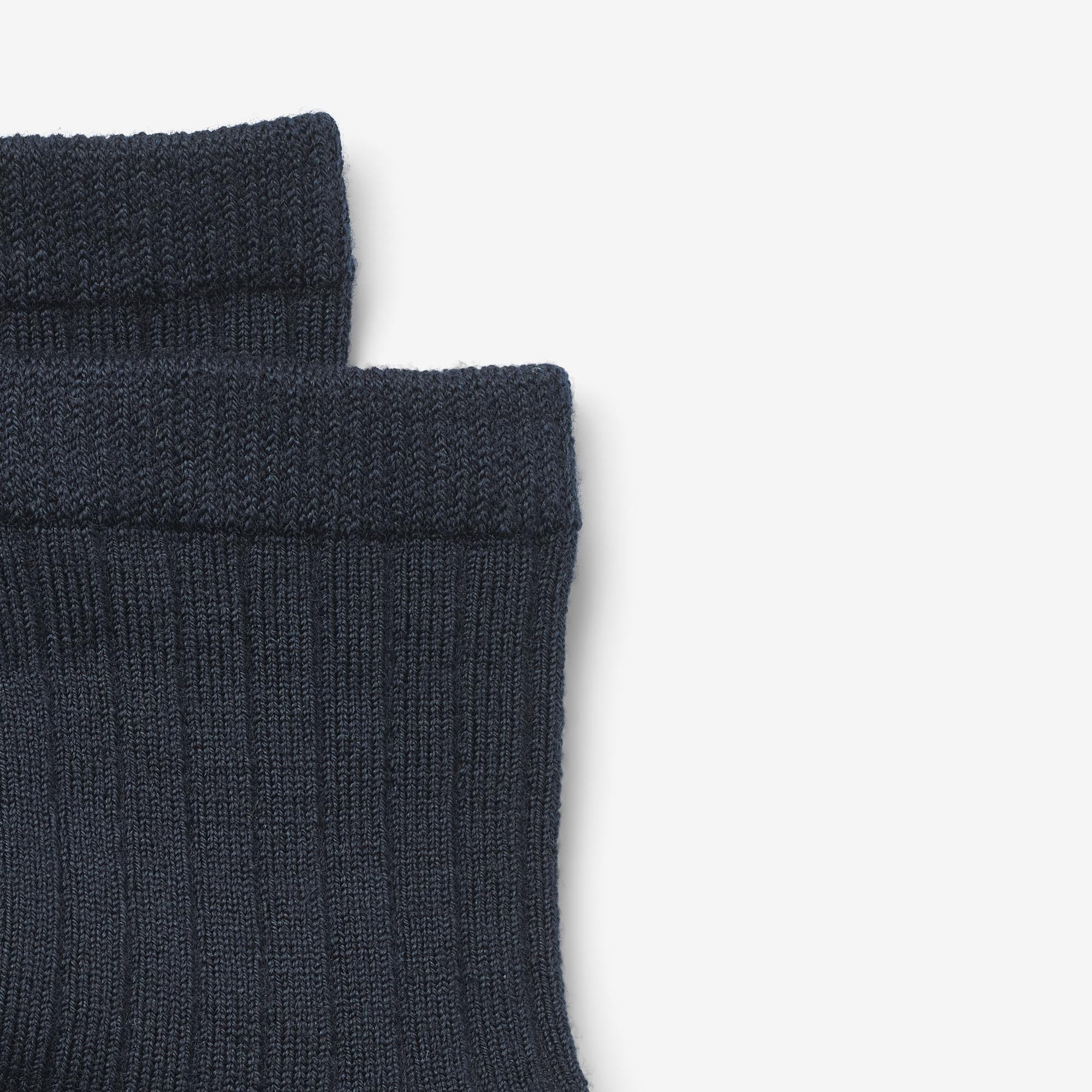 Wool Rib Socks Vilde - navy - Image 4
