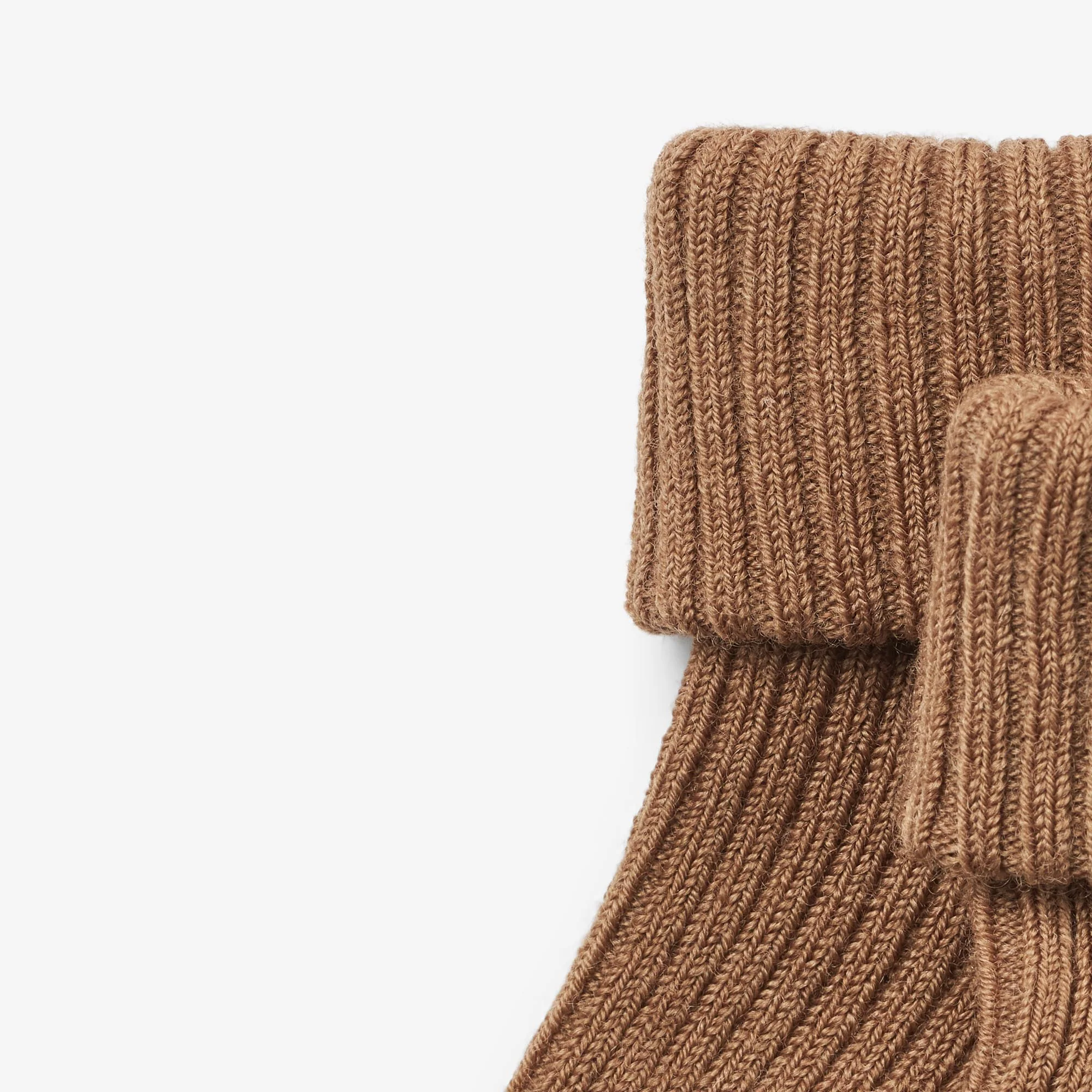 Wool Rib Socks Ziggy - caramel - Image 3