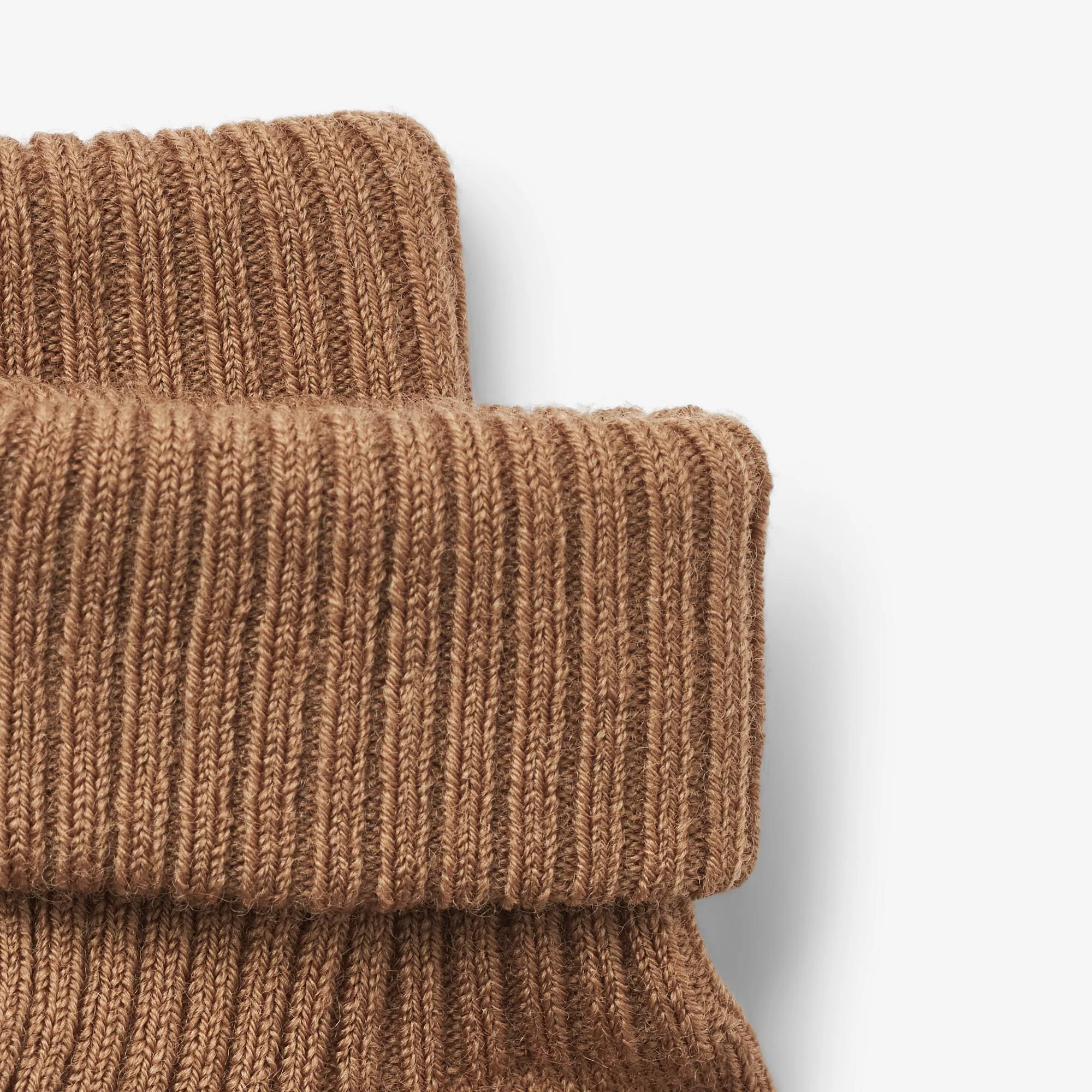 Wool Rib Socks Ziggy - caramel - Image 4