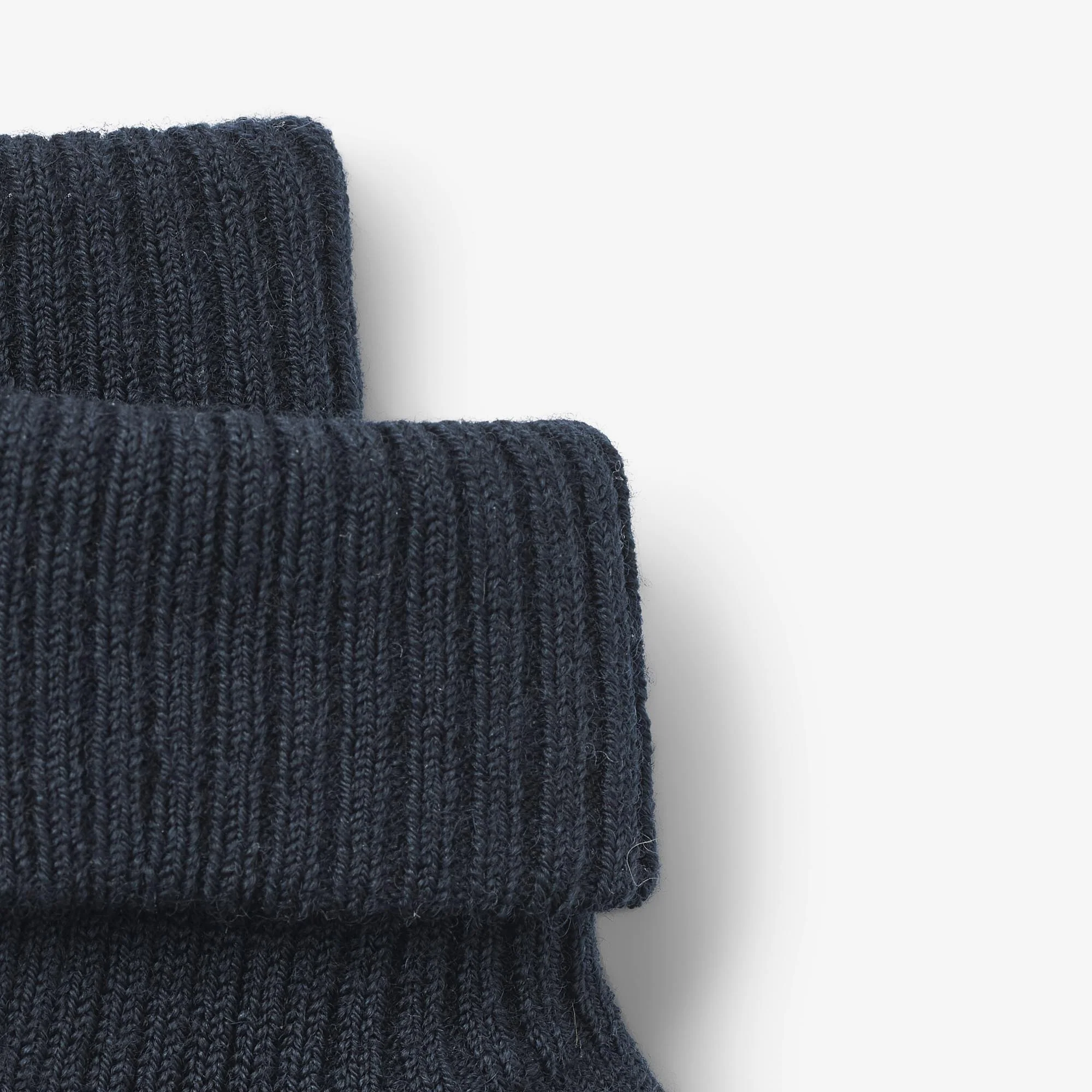 Wool Rib Socks Ziggy - navy - Image 4