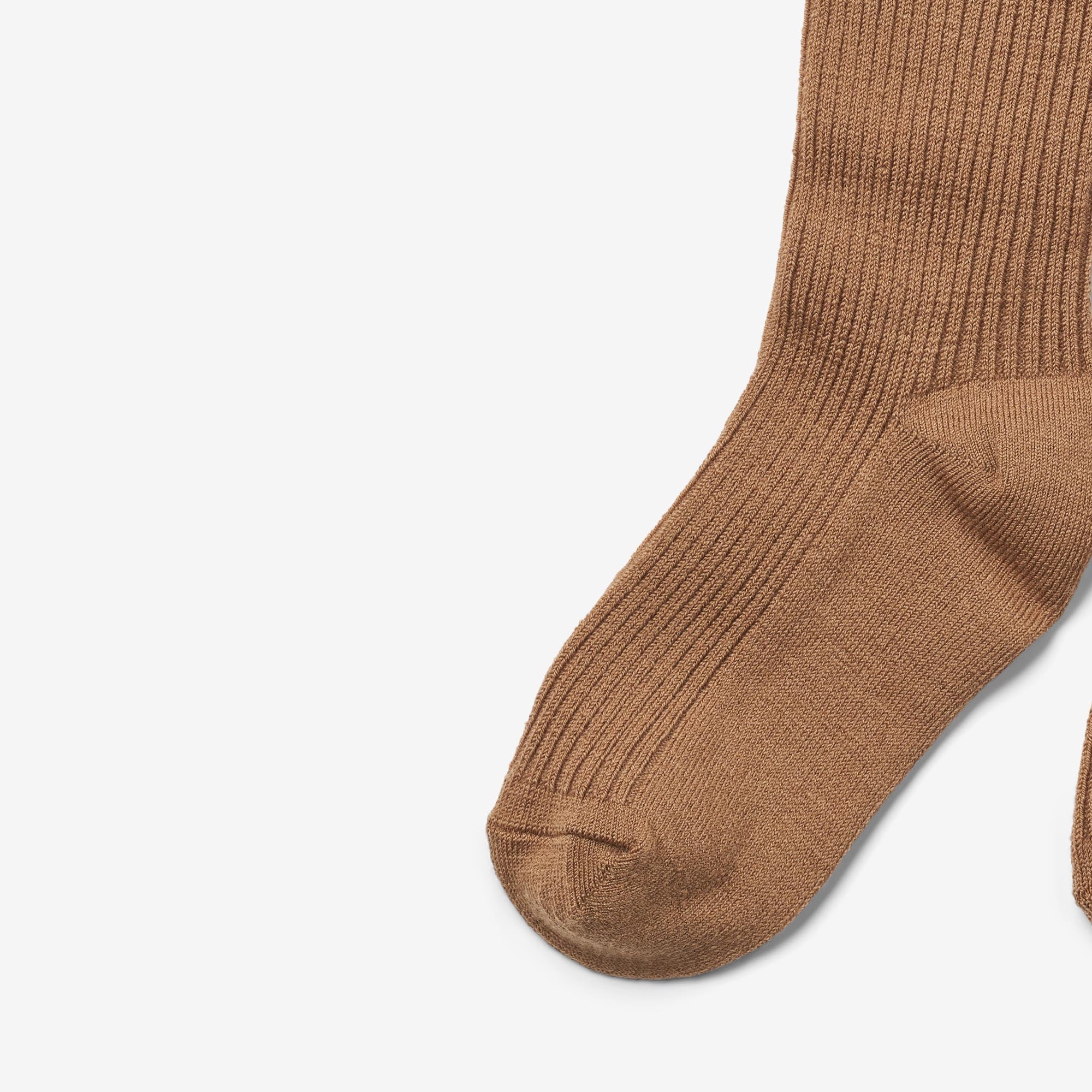 Wool Rib Tights Robin - caramel - Image 5