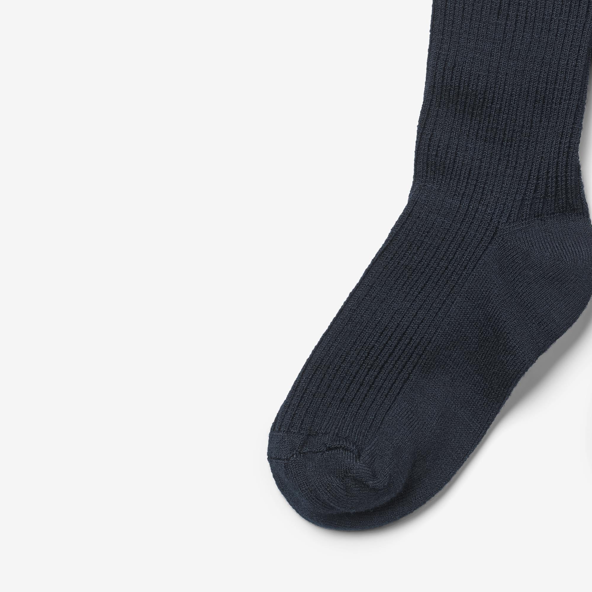 Wool Rib Tights Robin - navy - Image 5