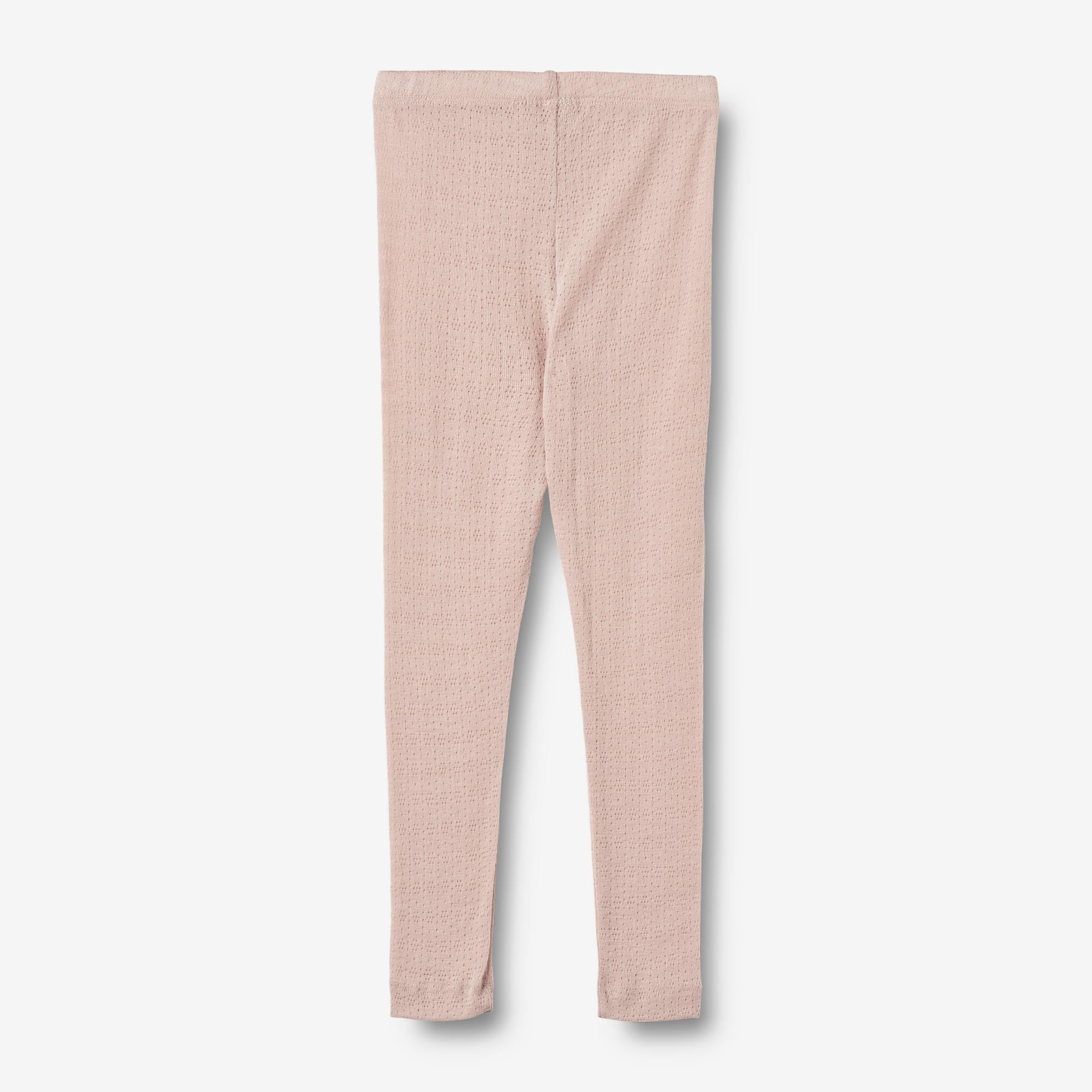 Wool Silk Leggings Agi - pale lilac - Image 2