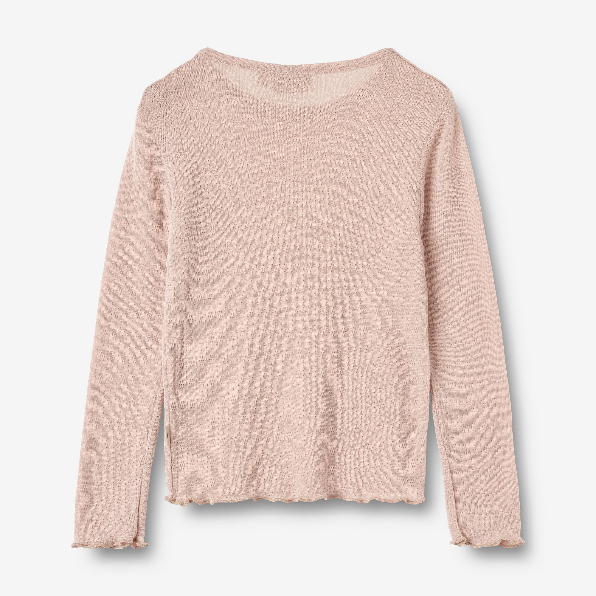 Wool Silk T-shirt L/S Alli - pale lilac - Image 2