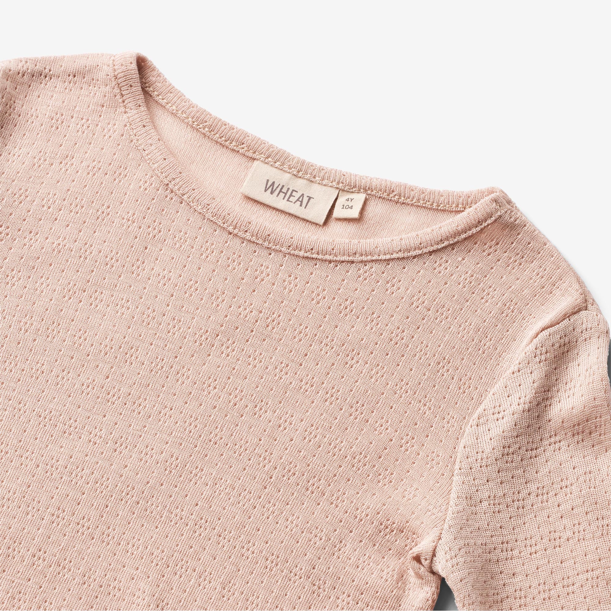 Wool Silk T-shirt L/S Alli - pale lilac - Image 3