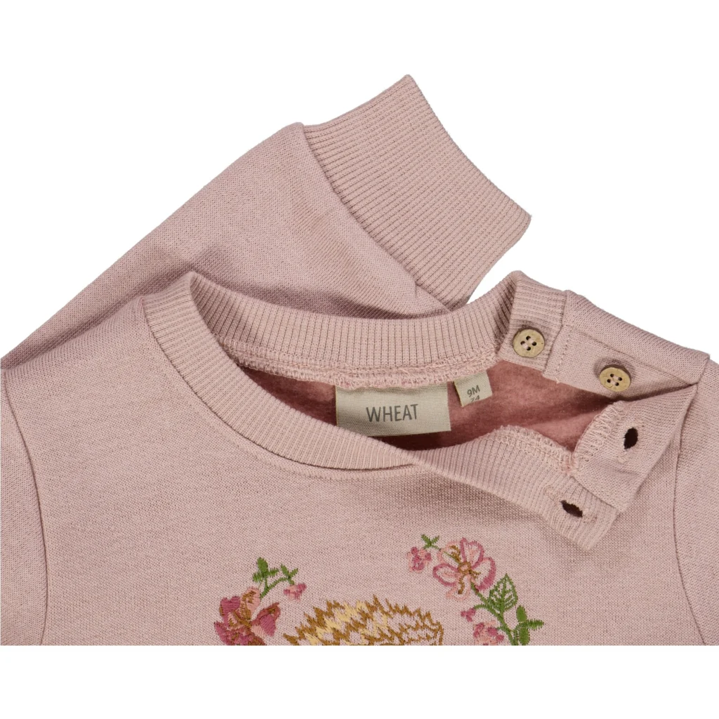Wool Sweatshirt Hedgehog Embroidery - Image 3