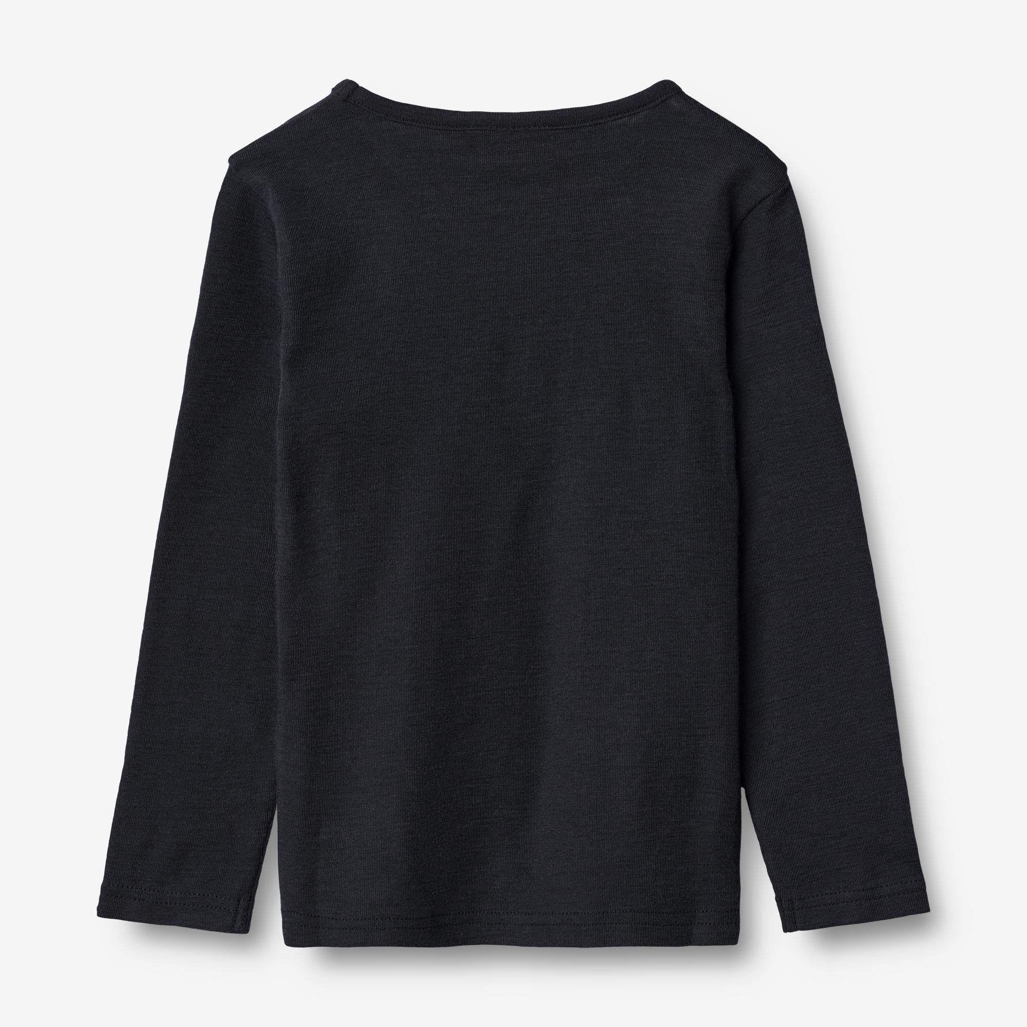 Wool T-Shirt LS - navy - Image 2
