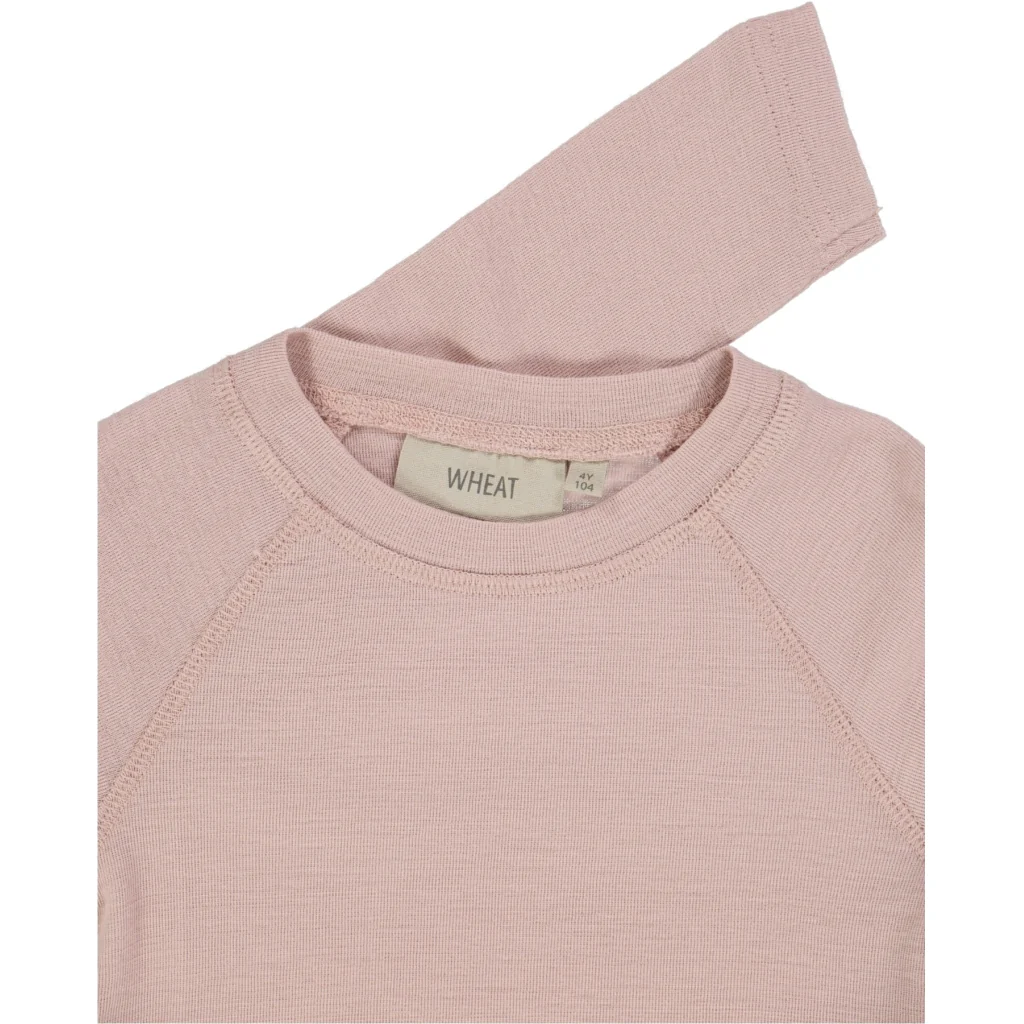 Wool T-Shirt LS - rose powder - Image 3
