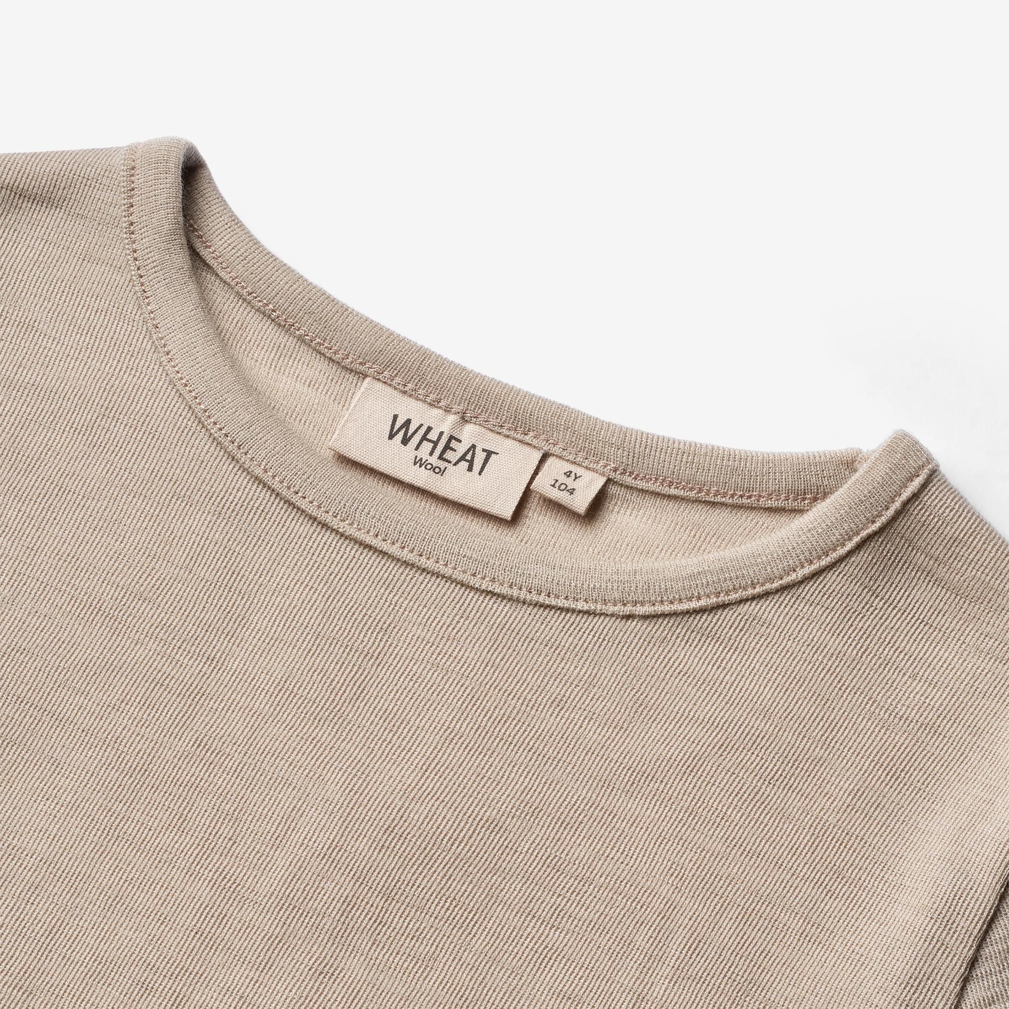 Wool T-Shirt LS - soft beige - Image 3