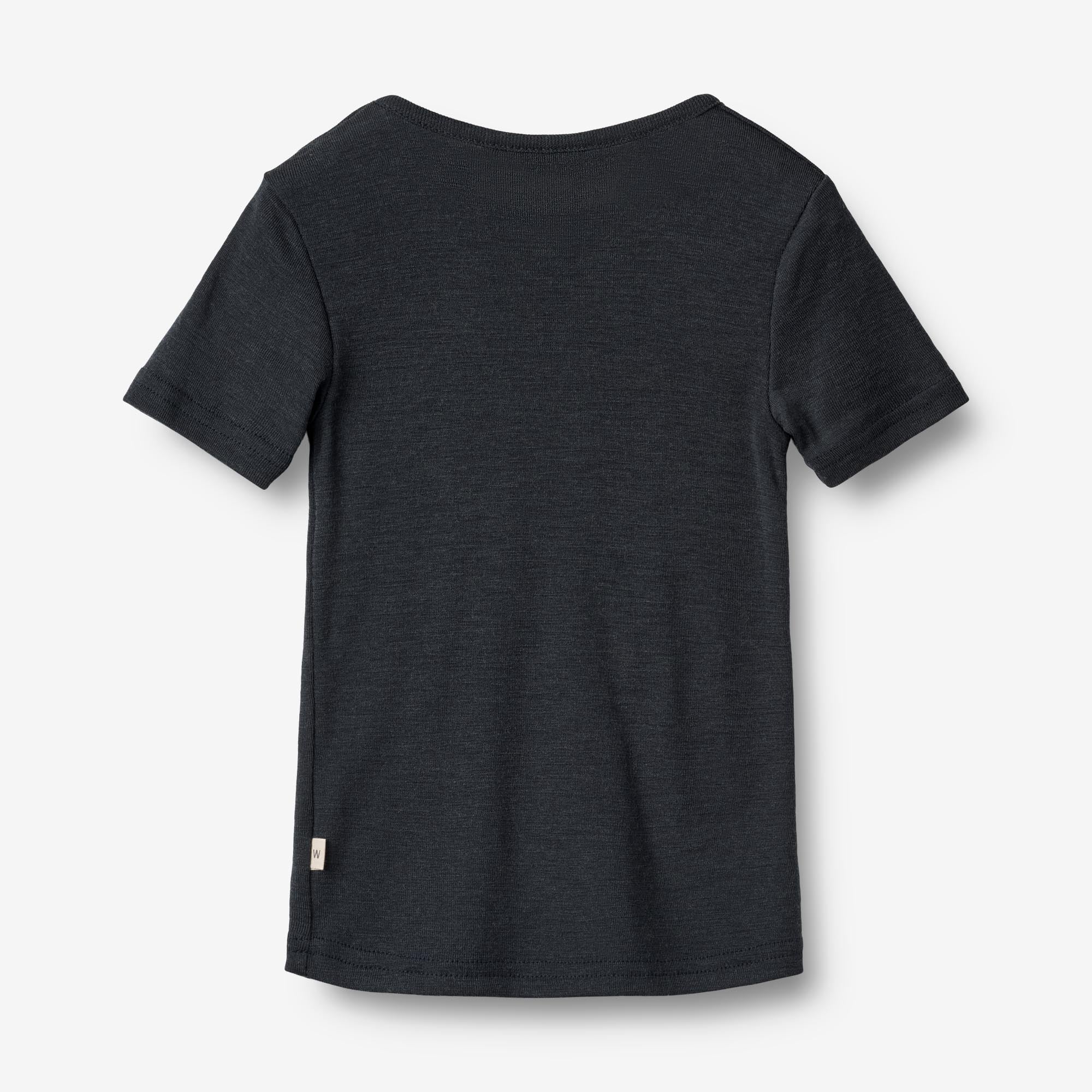 Wool T-shirt S/S Seo - navy - Image 2
